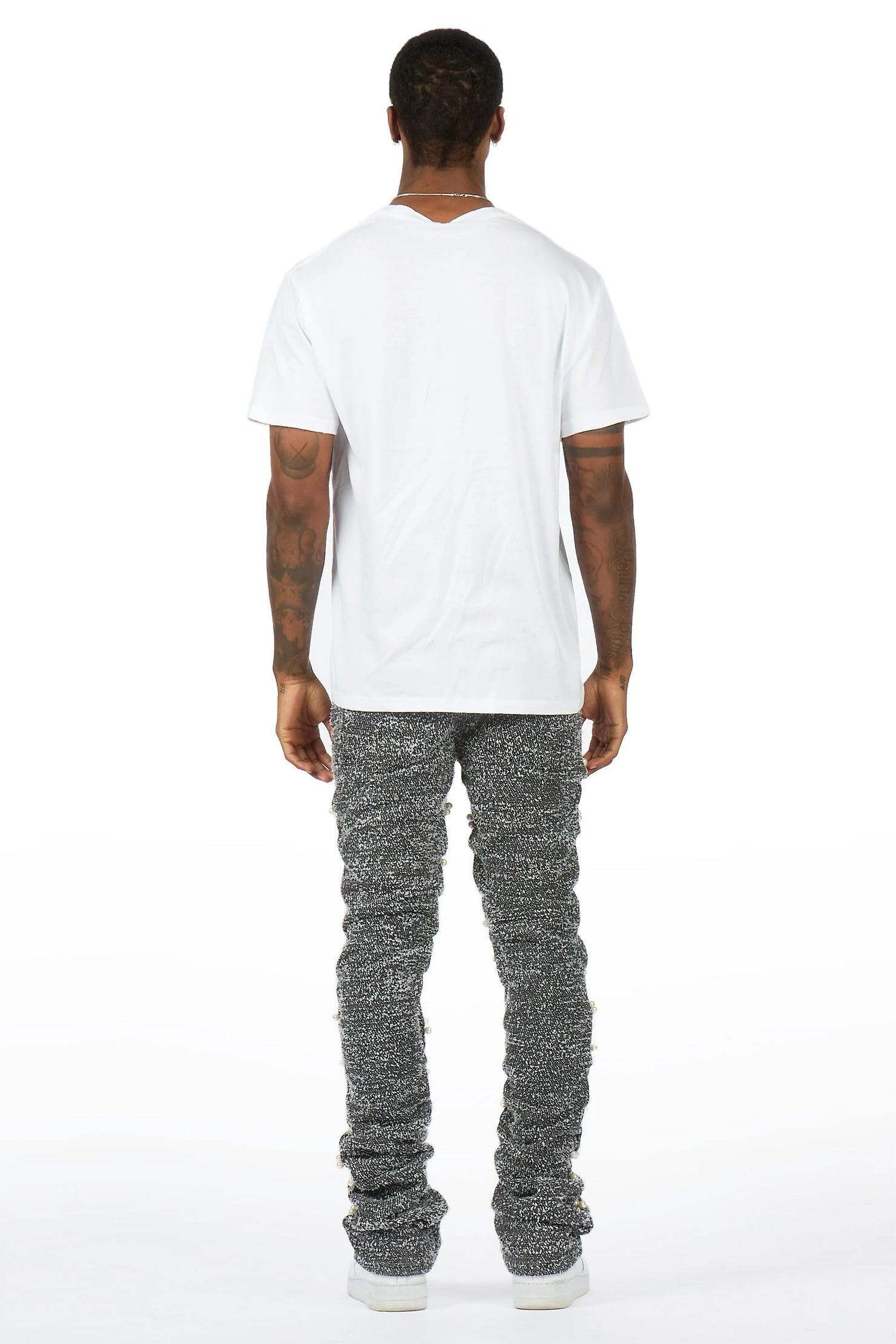 Shae Black Pearl Stacked Fit Jean