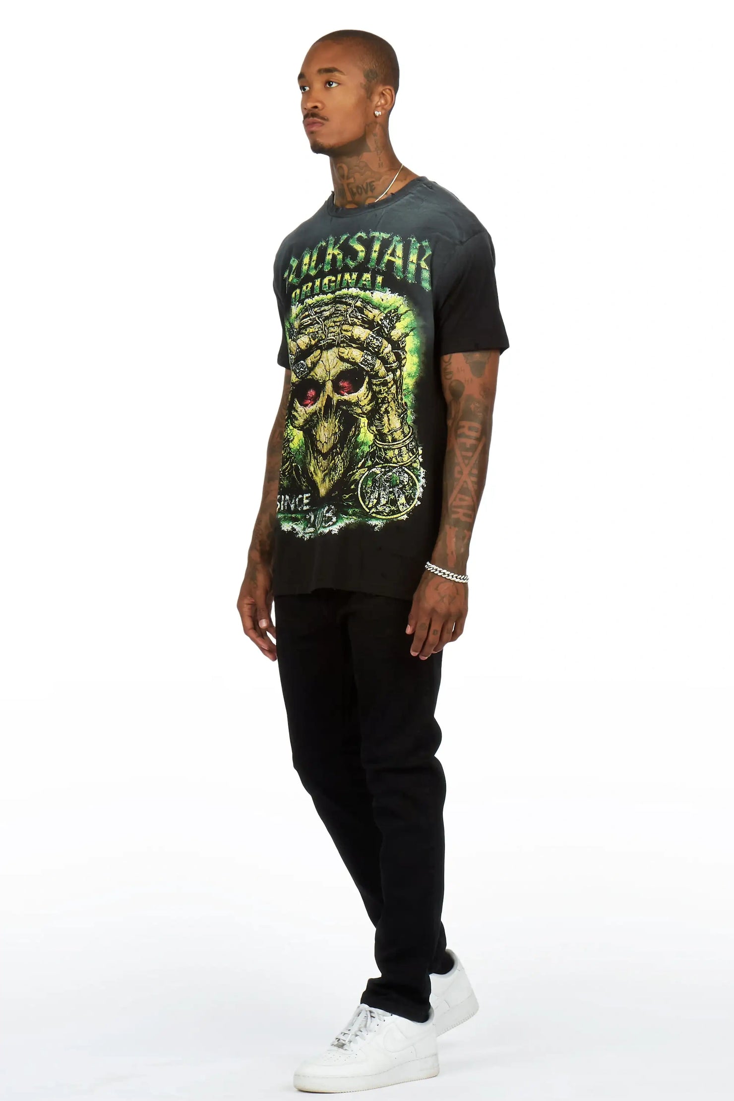Devaughn Jet Black Slim Fit Jean