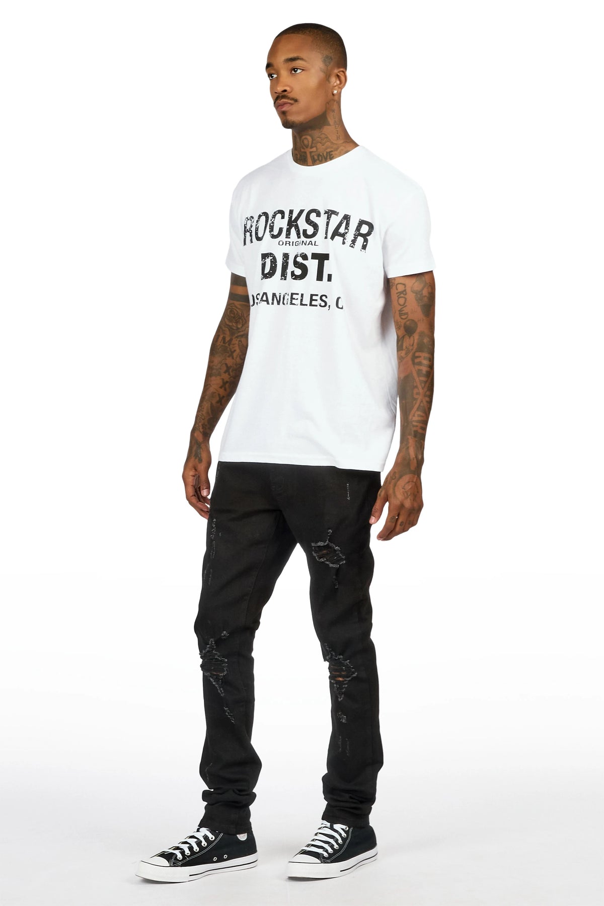 Minton Jet Black Skinny Fit Jean