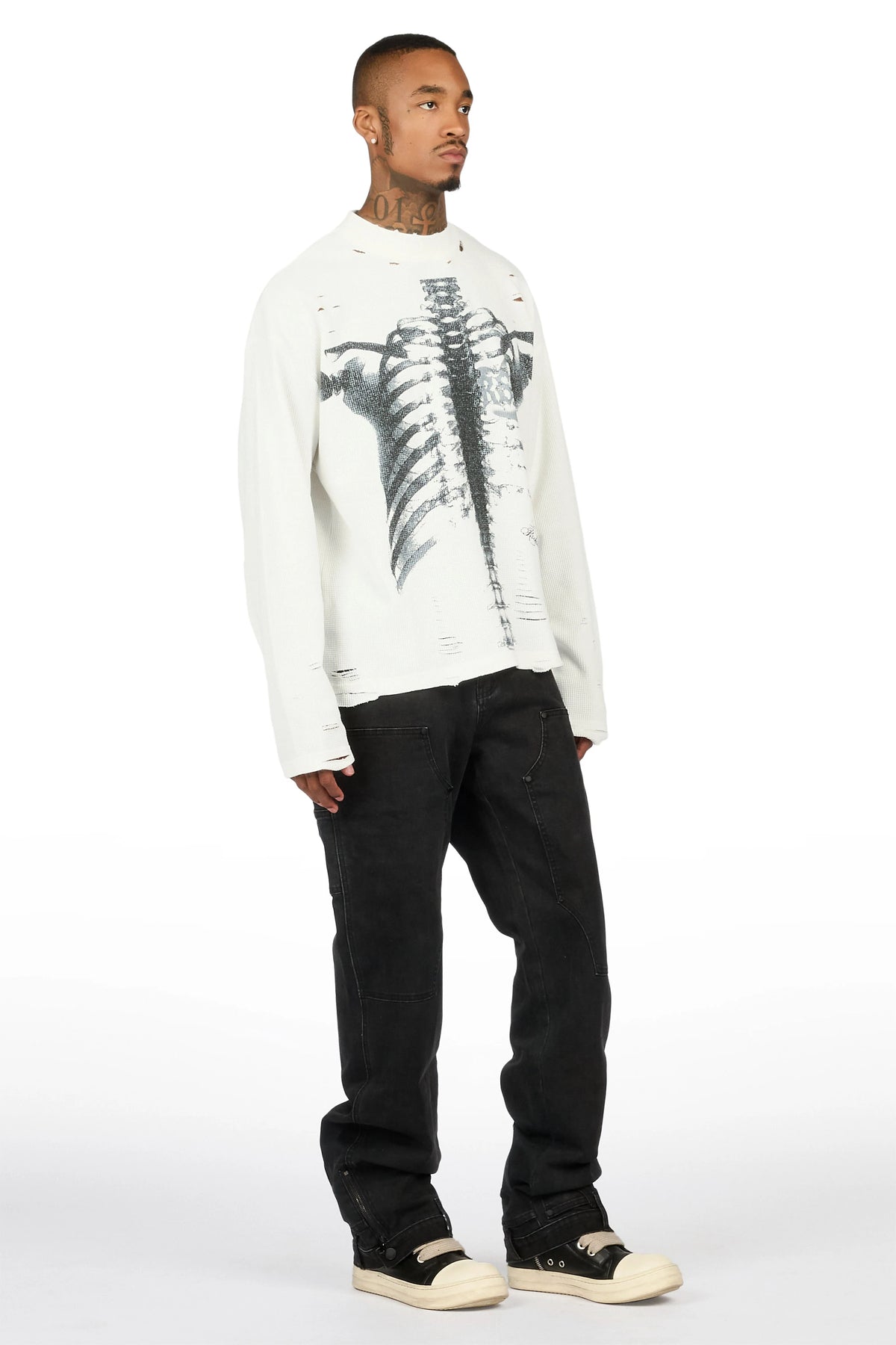 Zerah Black Straight Fit Jean