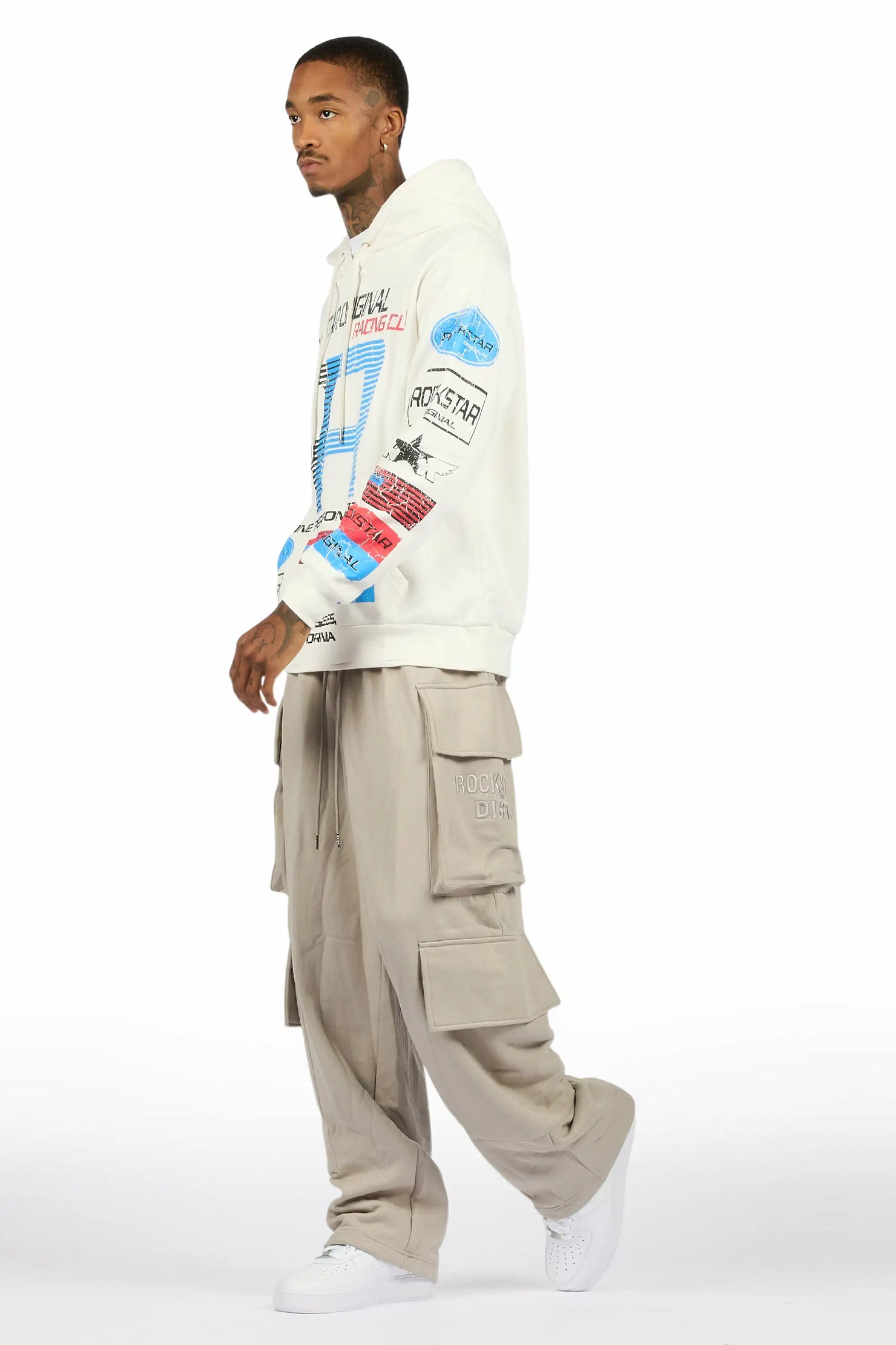 Default Vintage Grey Baggy Pant