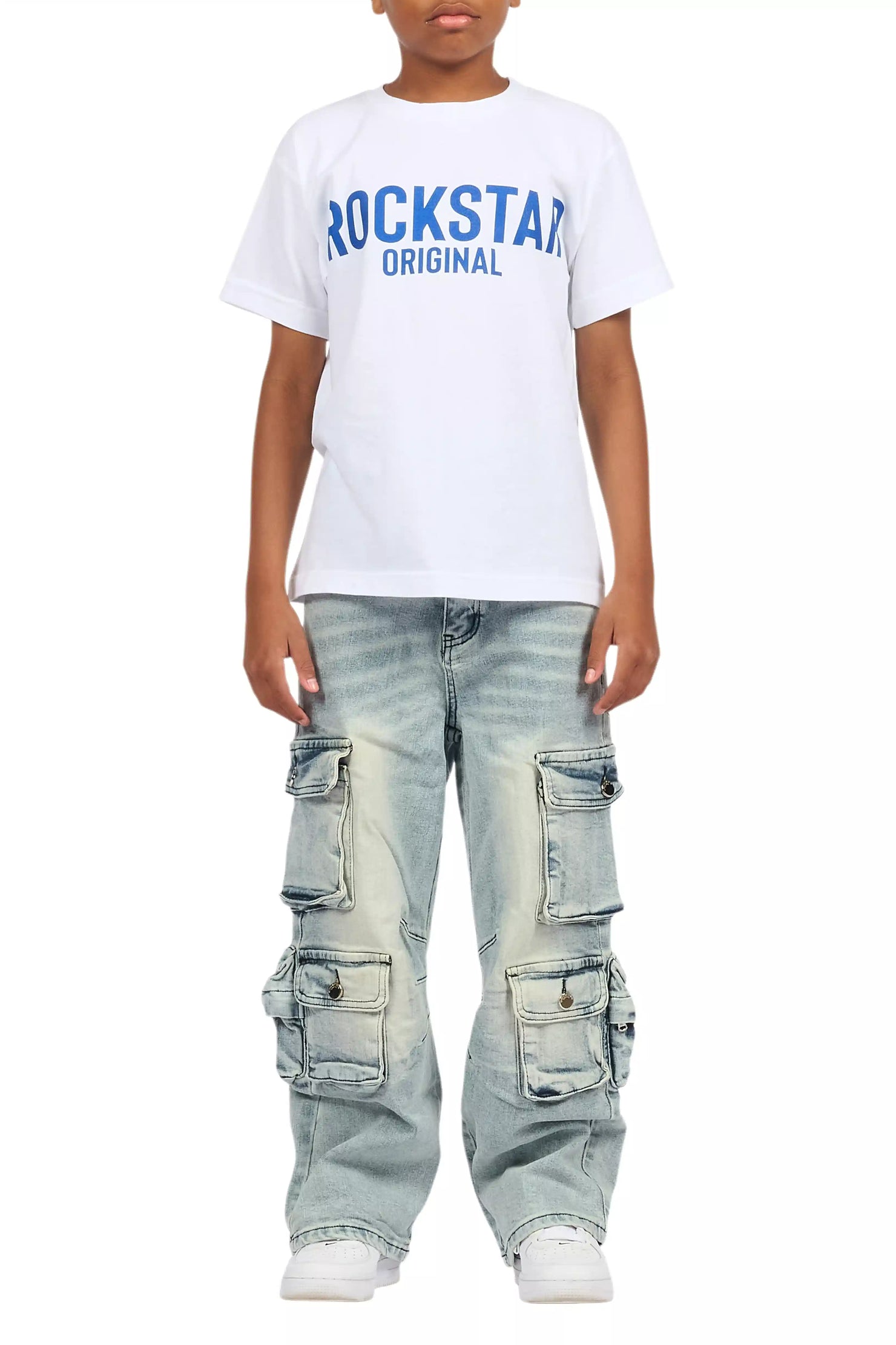 Boys Cortie Blue Baggy Fit Jean
