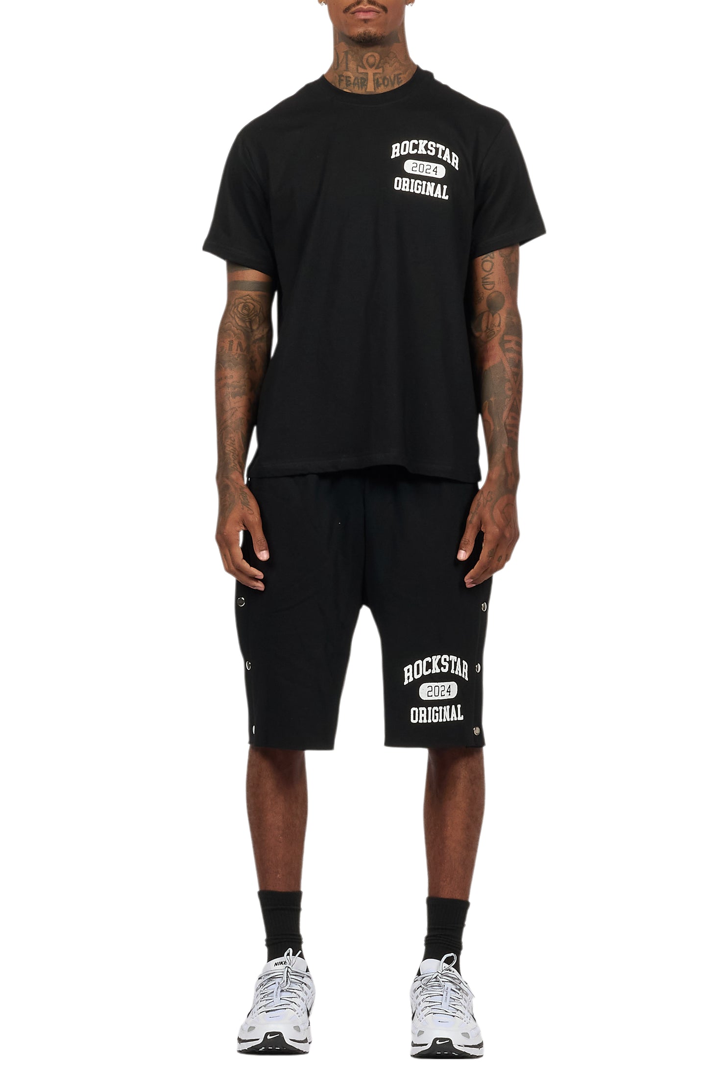 Lex Black T-Shirt/Short Set