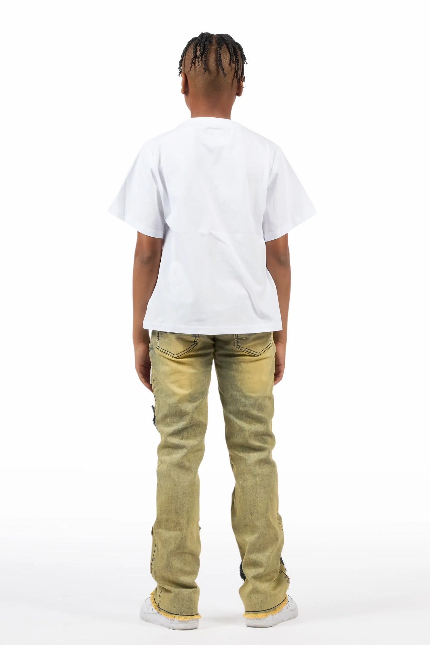 Boys Espen Tint Stacked Flare Jean