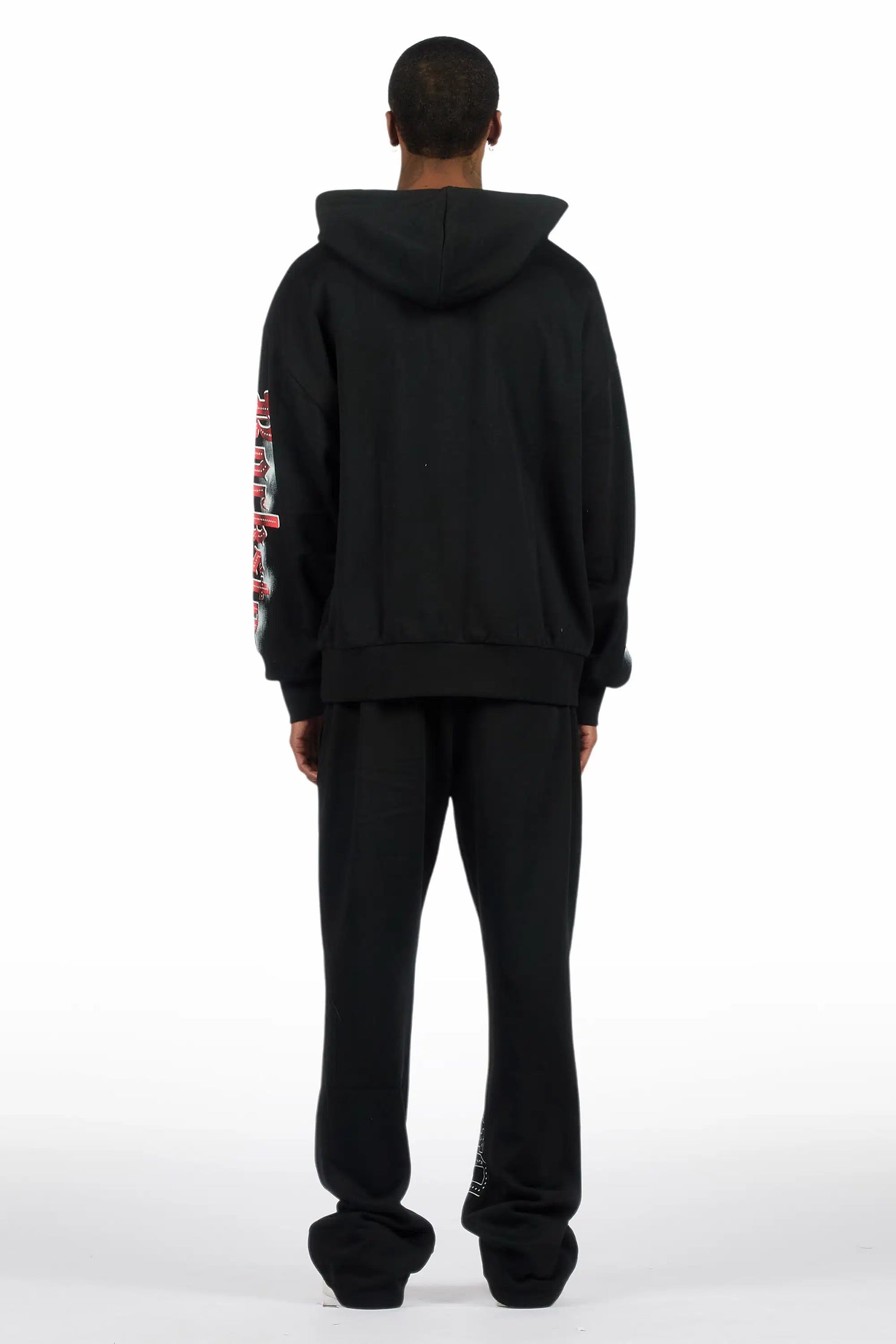 Graive Black Hoodie/Baggy Pant Track Set