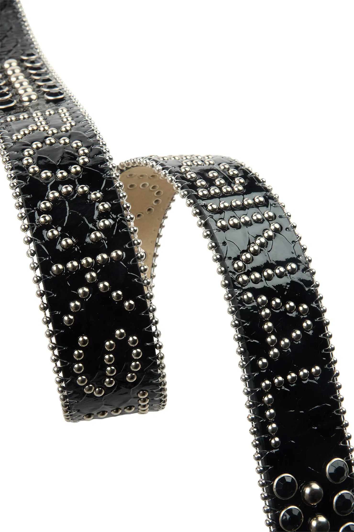 Boys Vallero Black/Silver Rockstar Logo Belt