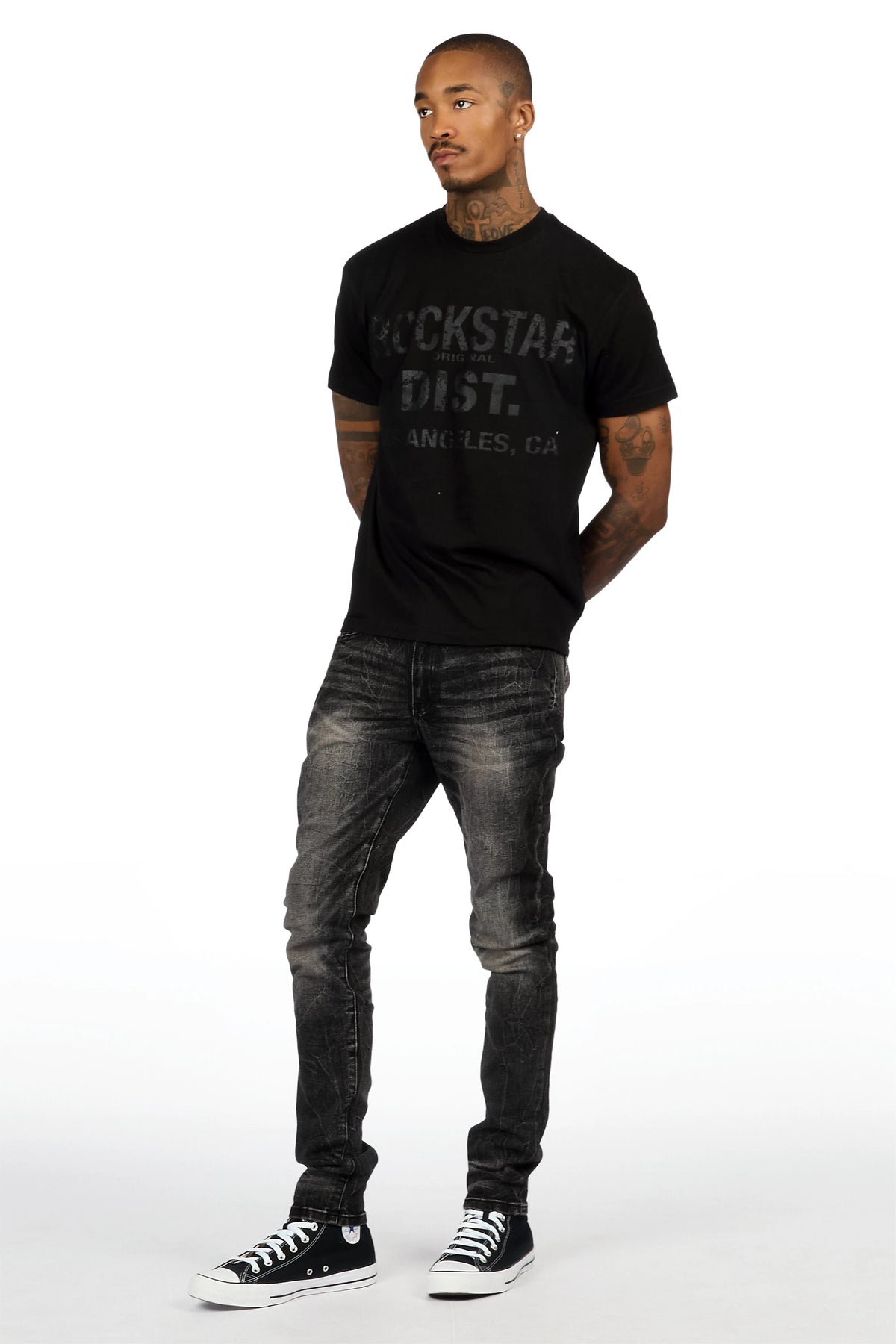 Clodd Dark Grey Skinny Fit Jean