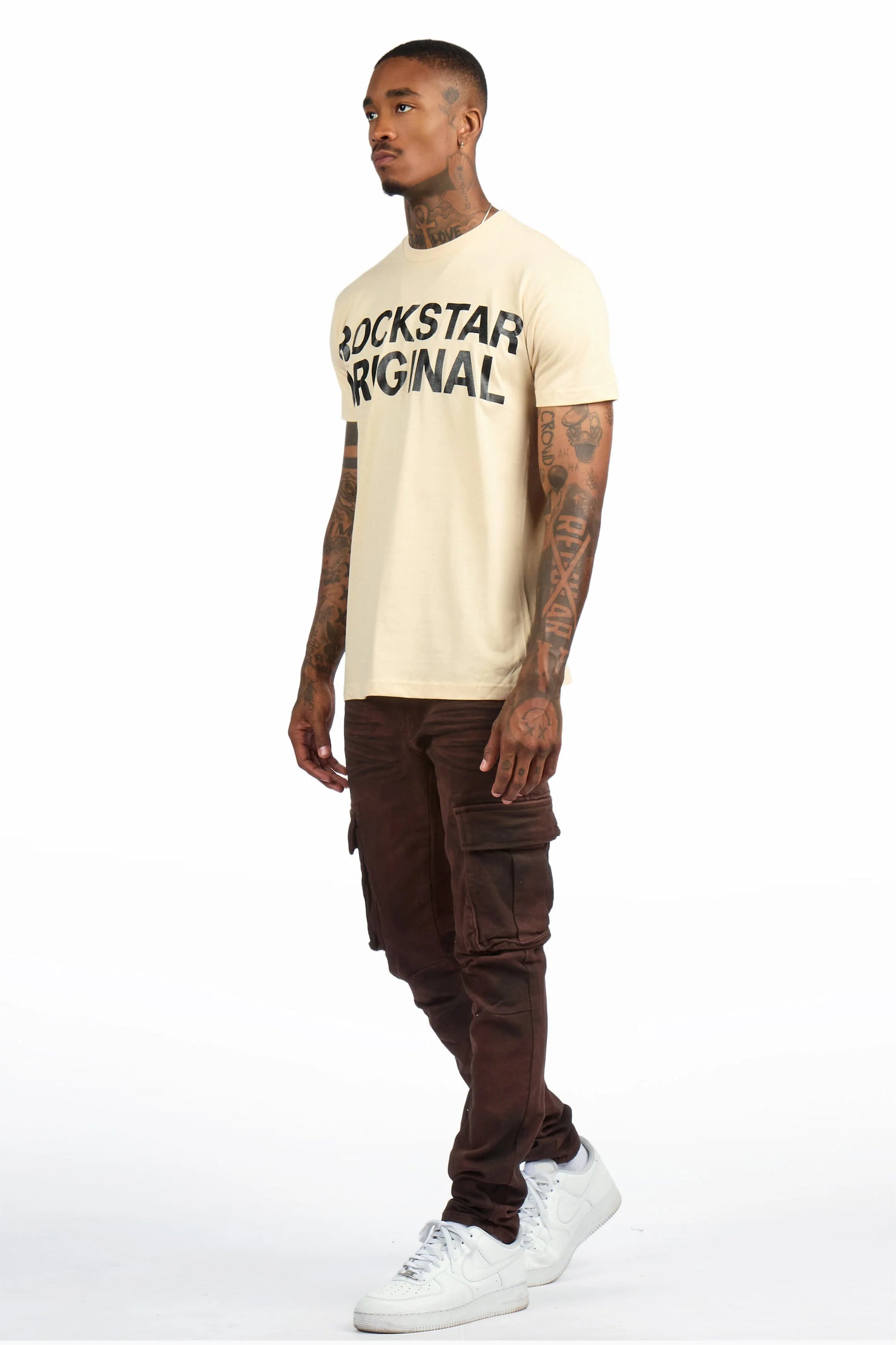 Cruz Dark Brown Slim Fit Jean