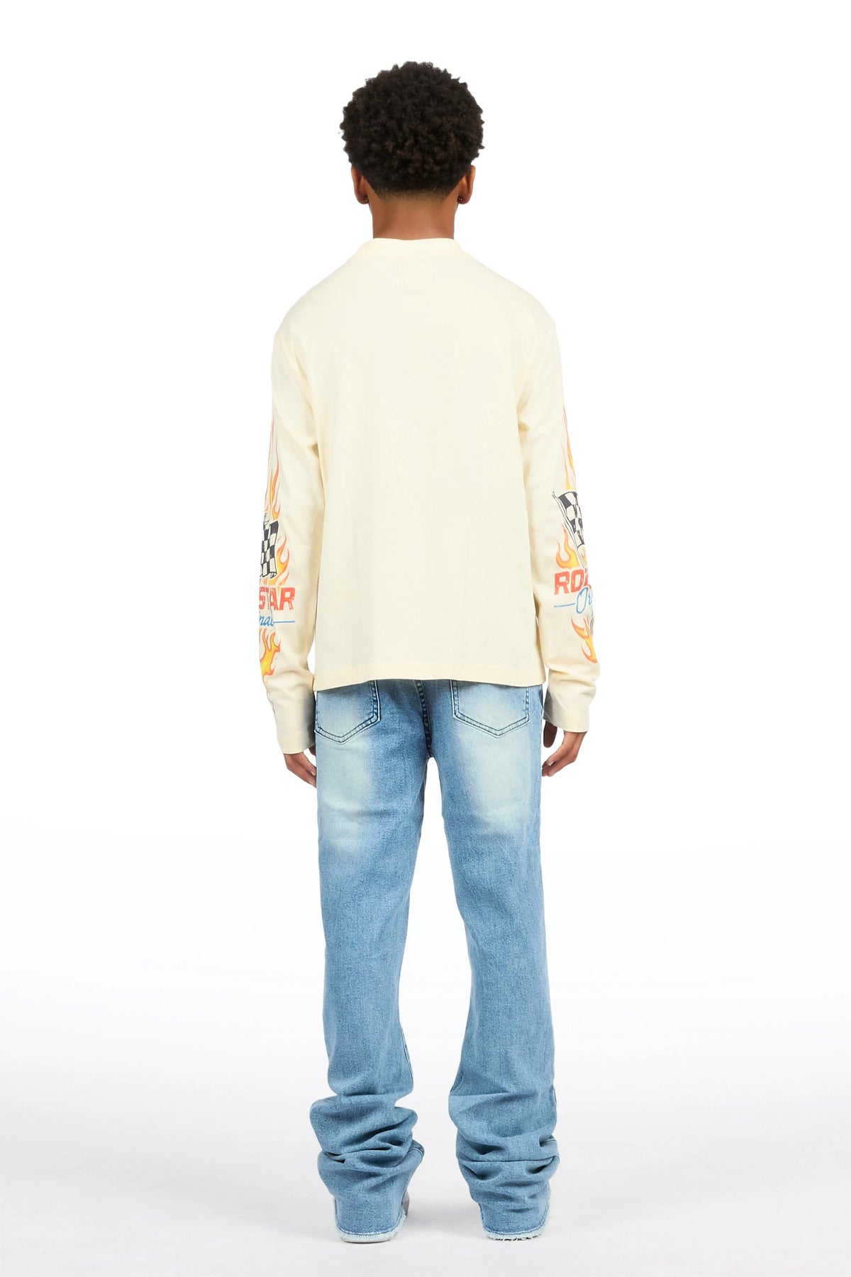 Boys Dag Blue 2.0 Stacked Flare Jean