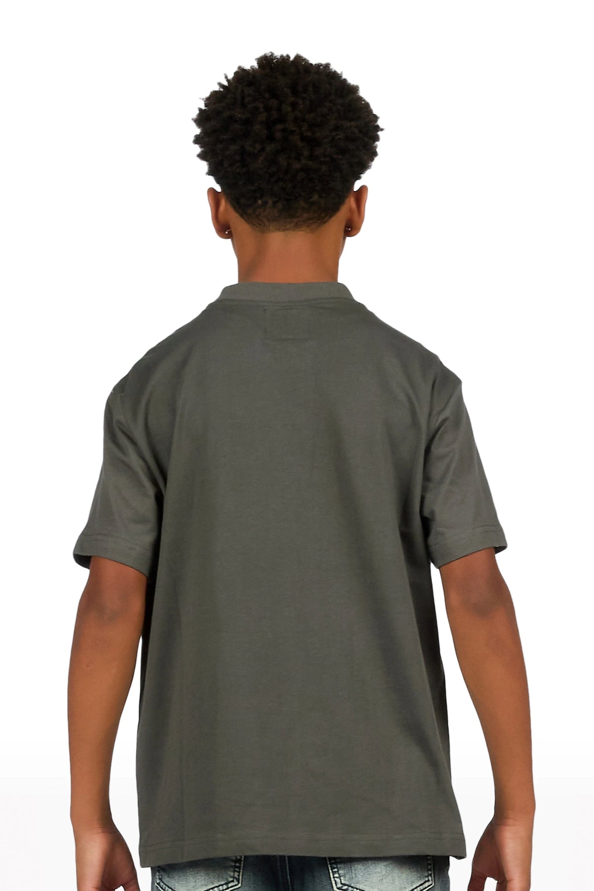 Boys Lewis Charcoal Graphic T-Shirt