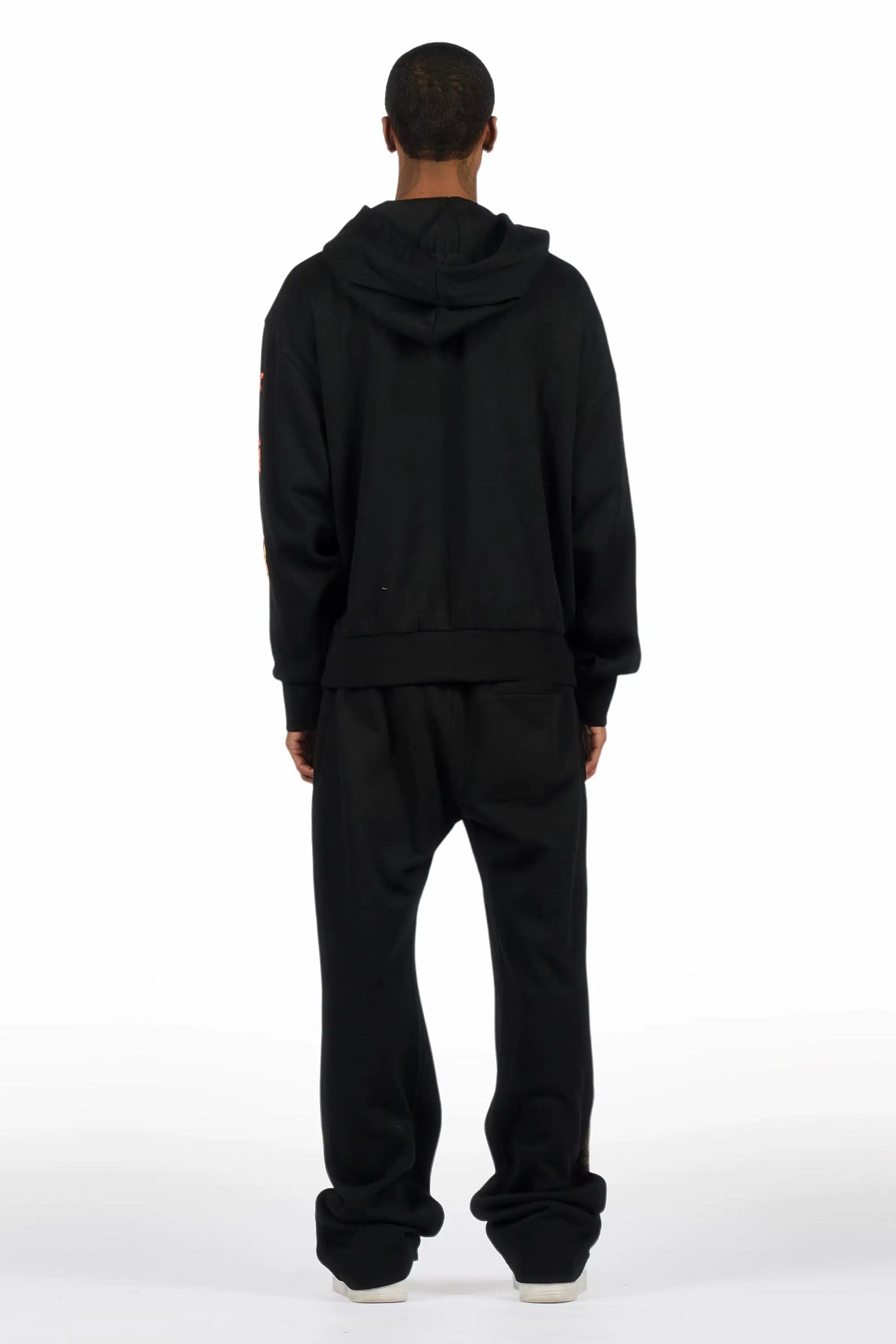 Jantra Black Hoodie/Baggy Pant Track Set
