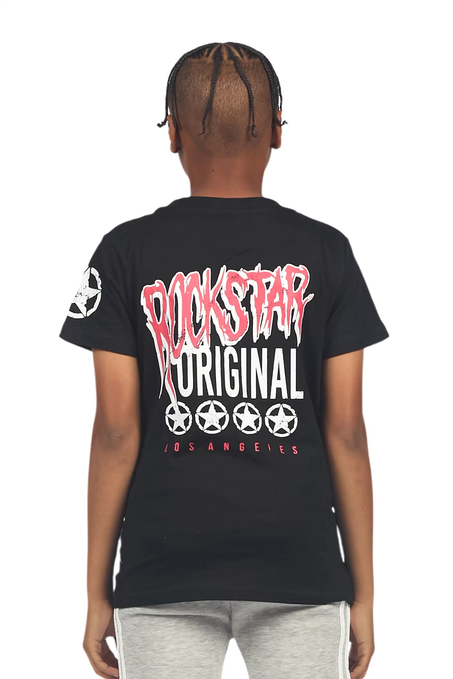 Boys Wizzurd Black Graphic T-Shirt