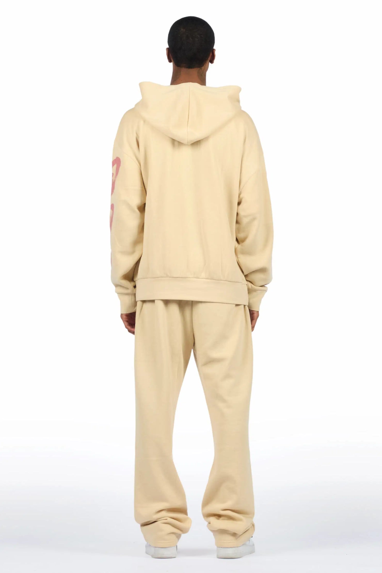 Loverdose Beige Hoodie/Baggy Pant Track Set