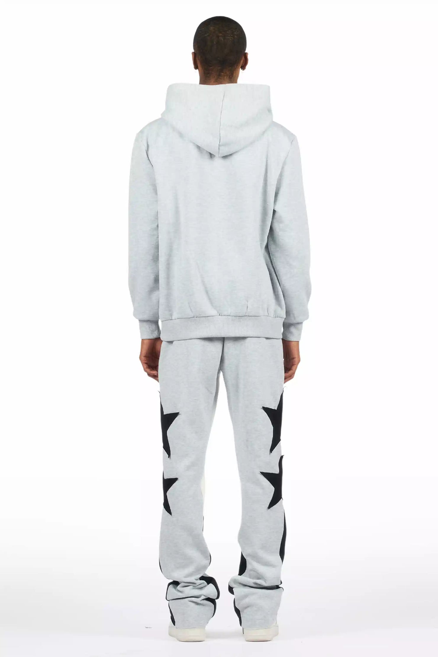Pacino Heather Grey Stacked Track Set