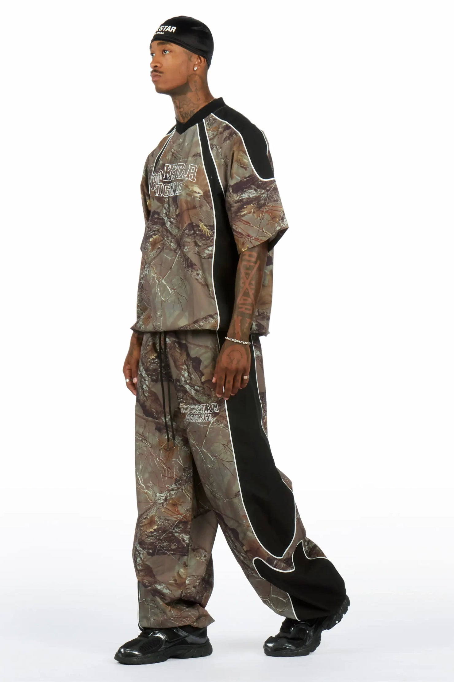 Finda Camo Windbreaker Teen Nylon Track Set