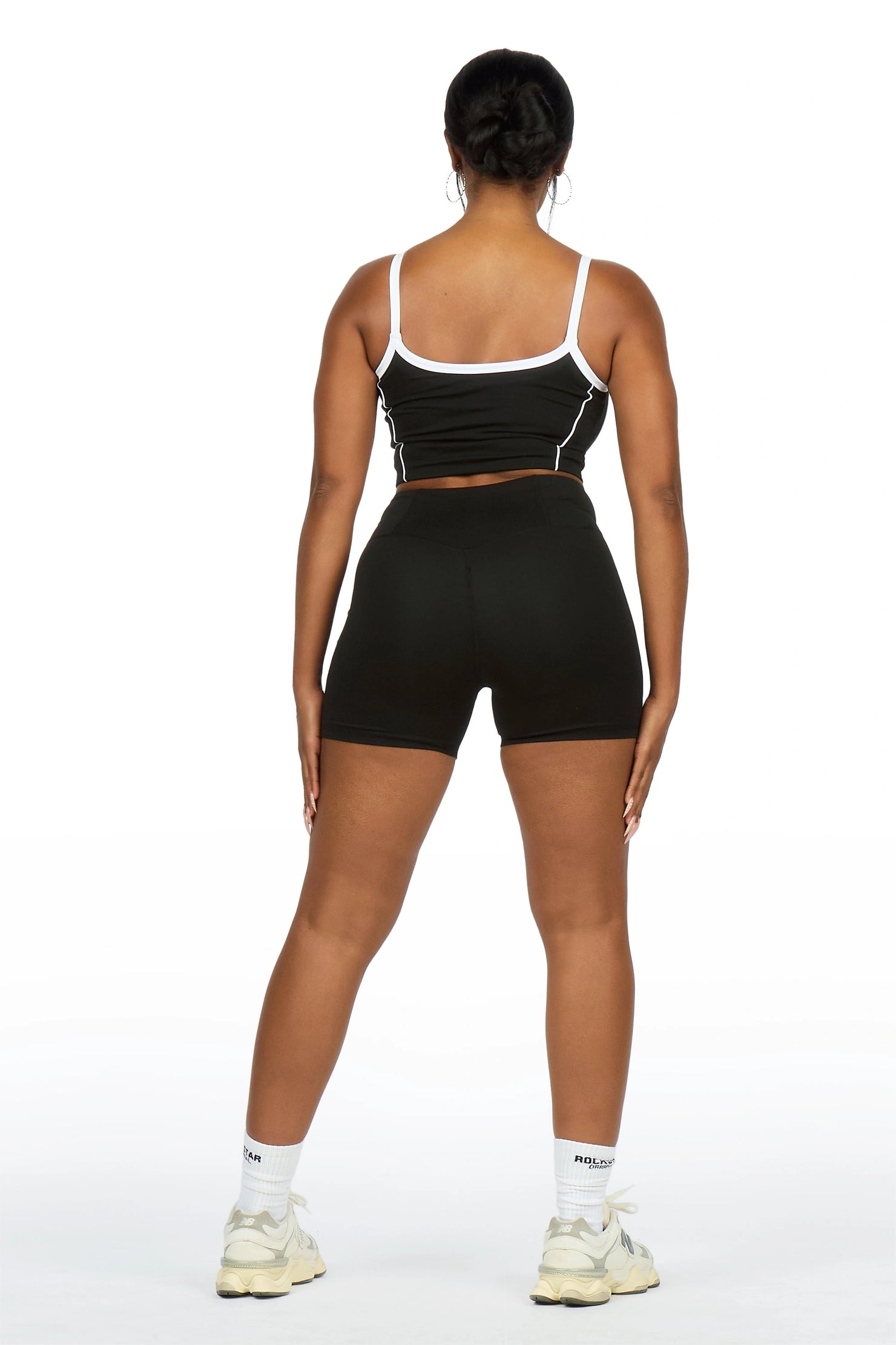 Lamiria Black Active Bike Short Set
