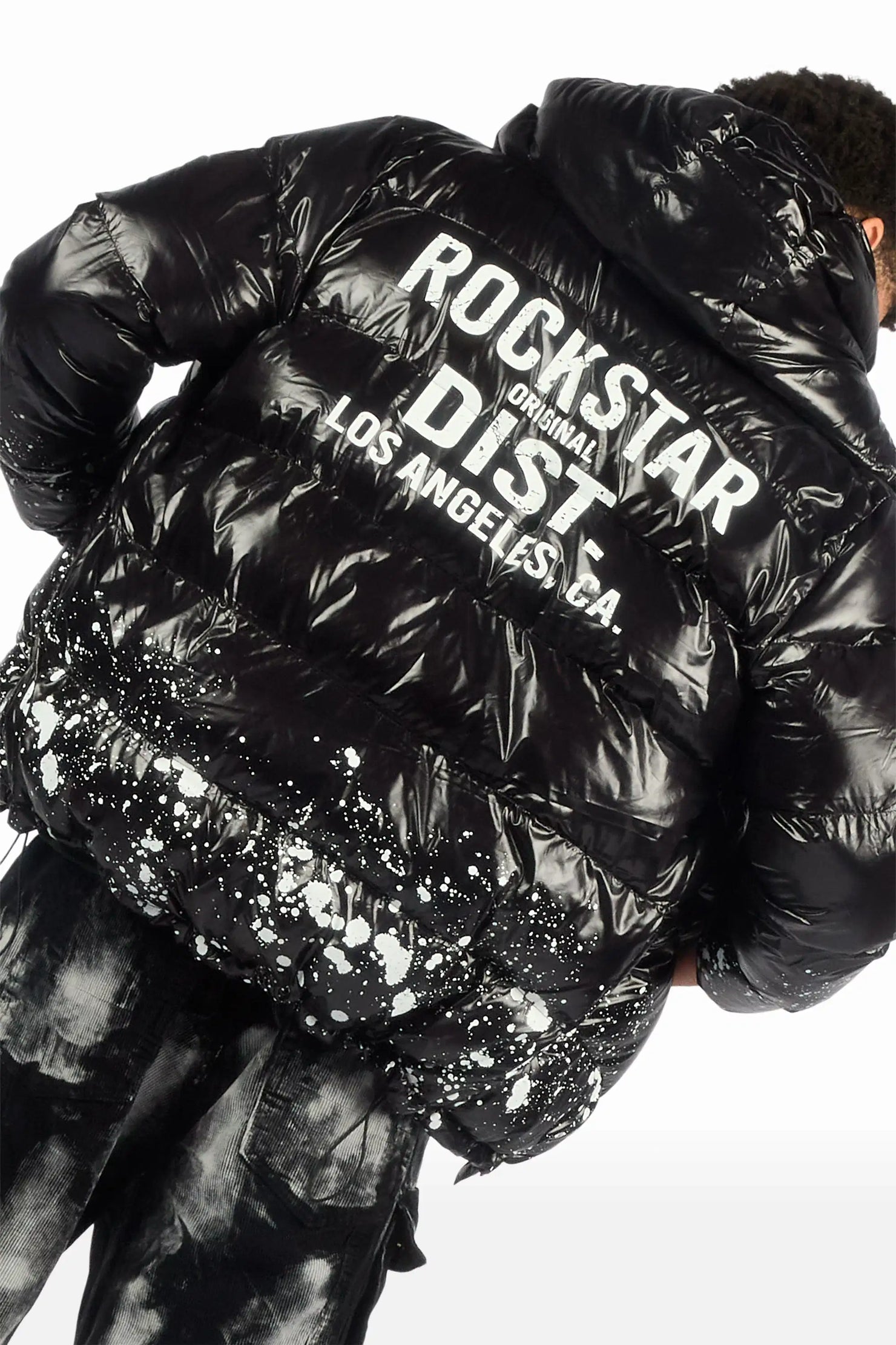 Raffer Black Heavy Puffer Jacket