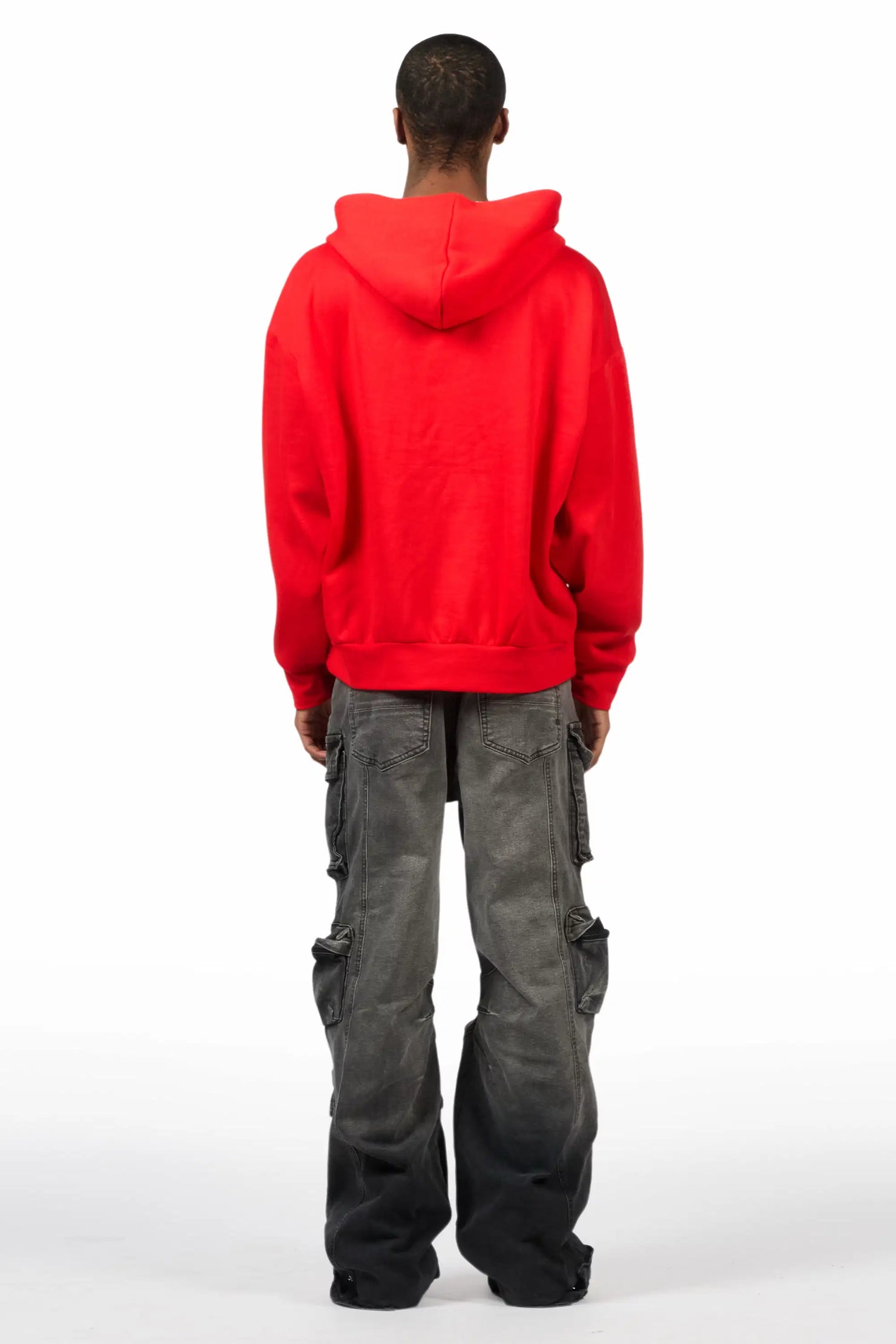 Mahesh Grey Baggy Cargo Jean