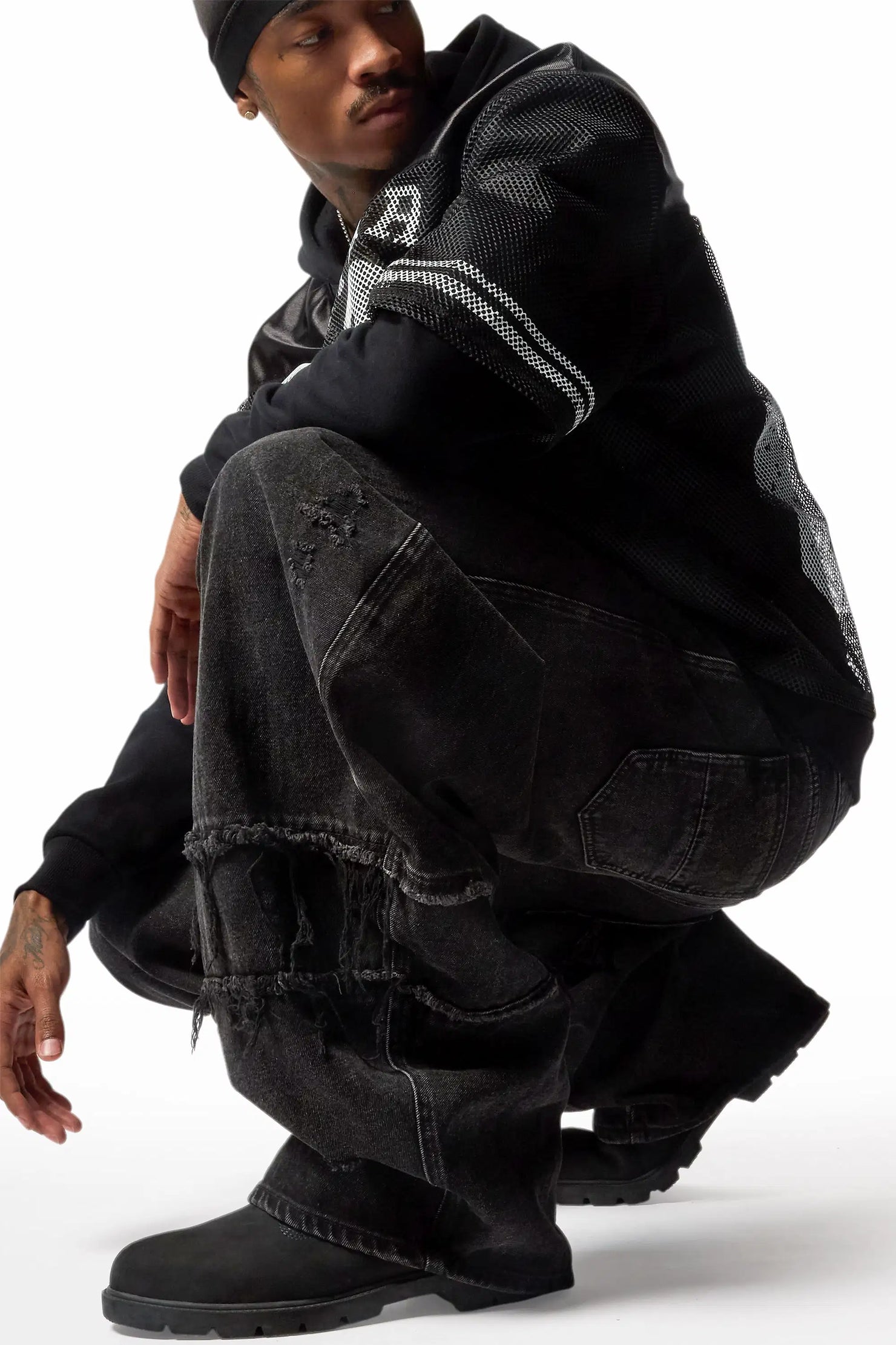 Novacane Black Barrel Fit Jean