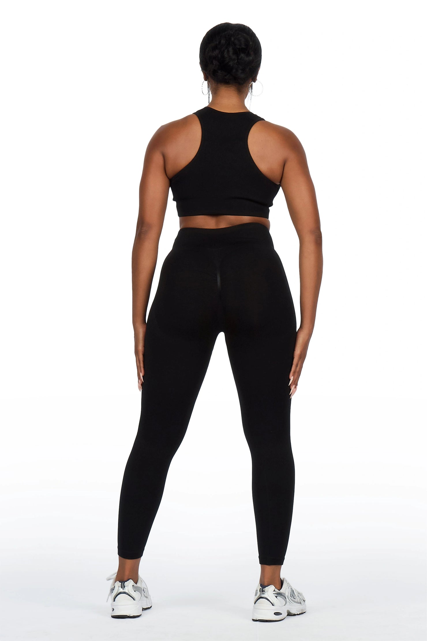 Brevyn Black Tank Active Legging Set