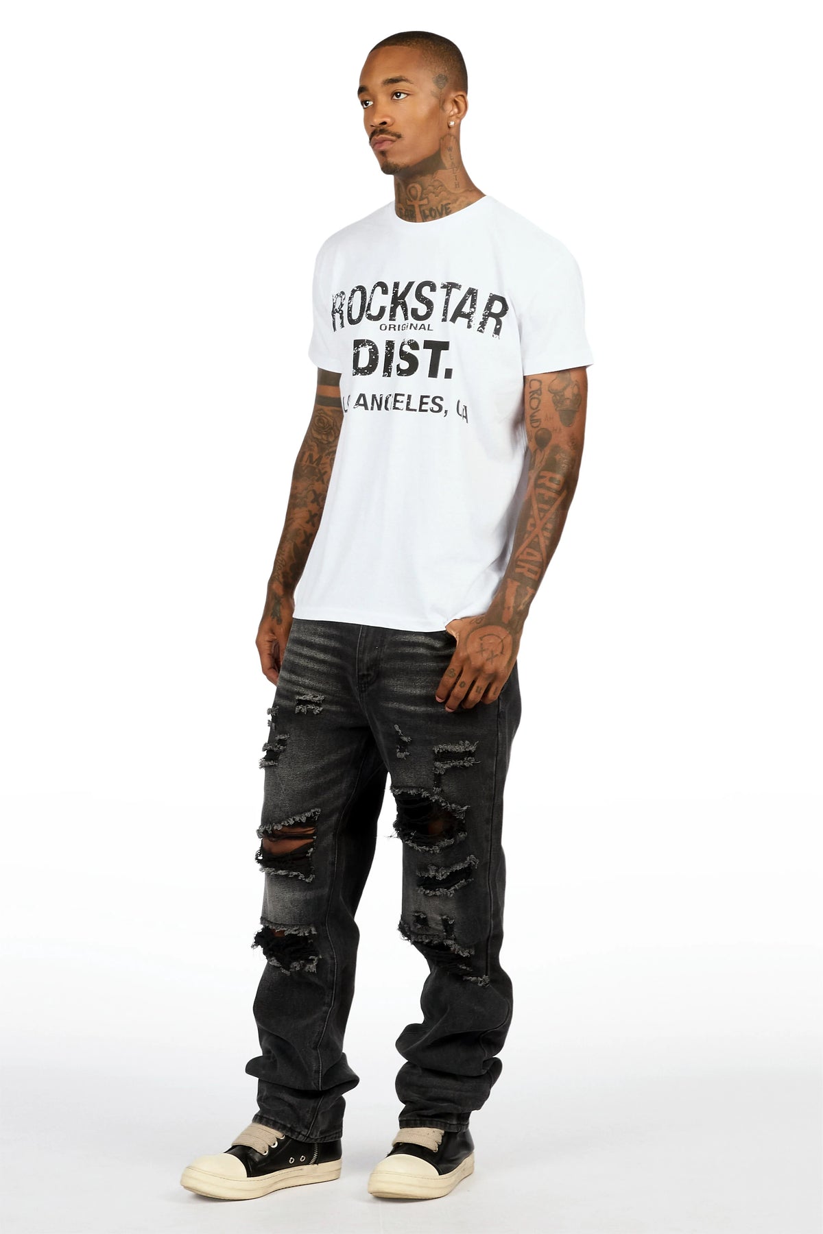 Roberson Grey Baggy Fit Jeans