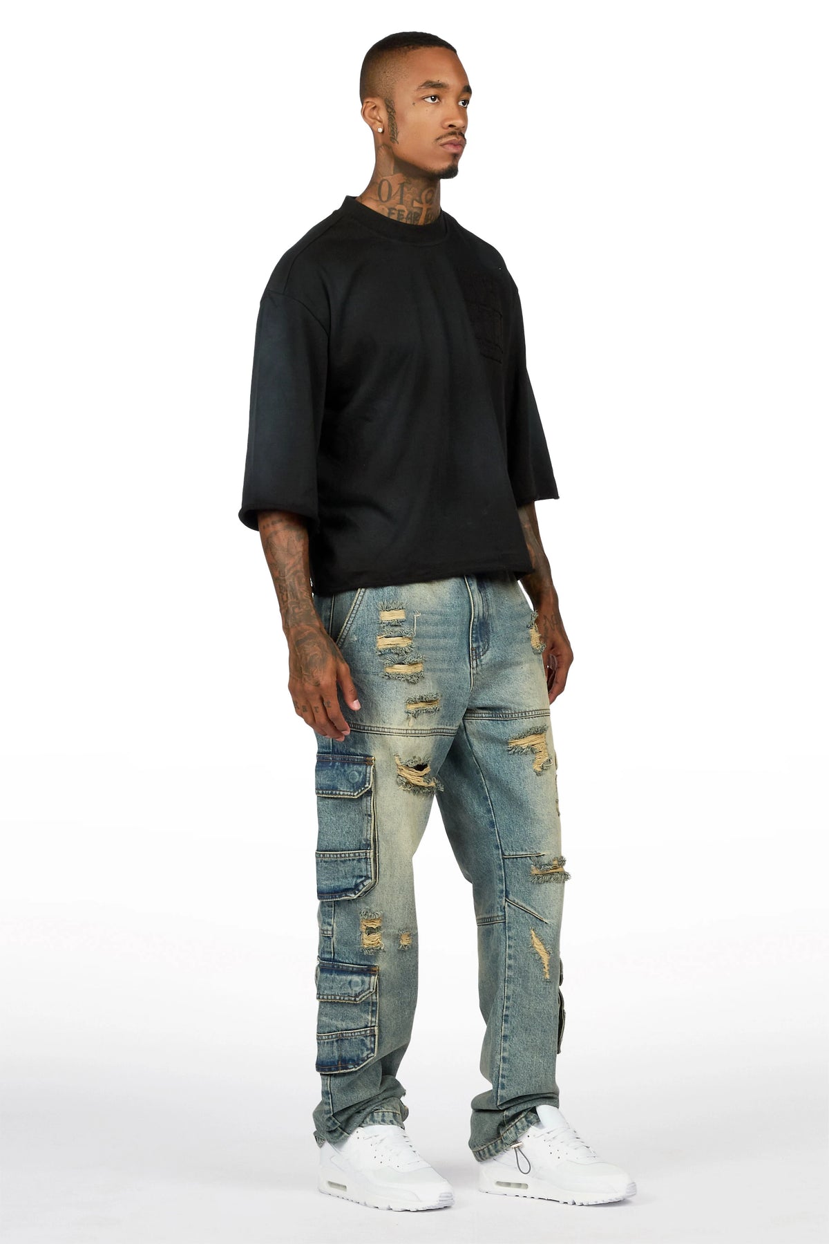 Sylvie Blue Straight Fit Jean
