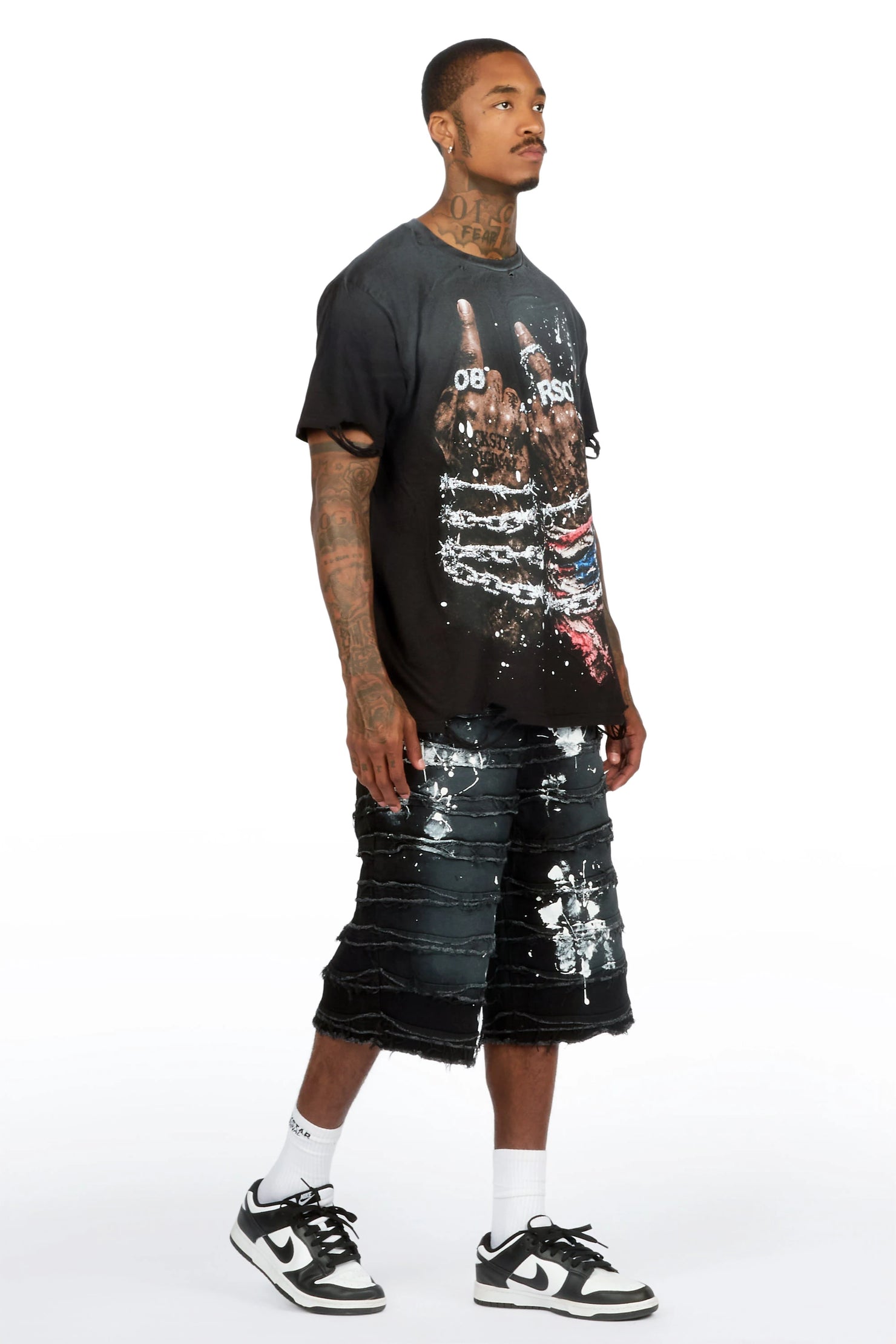 Garson Black Painter Jort