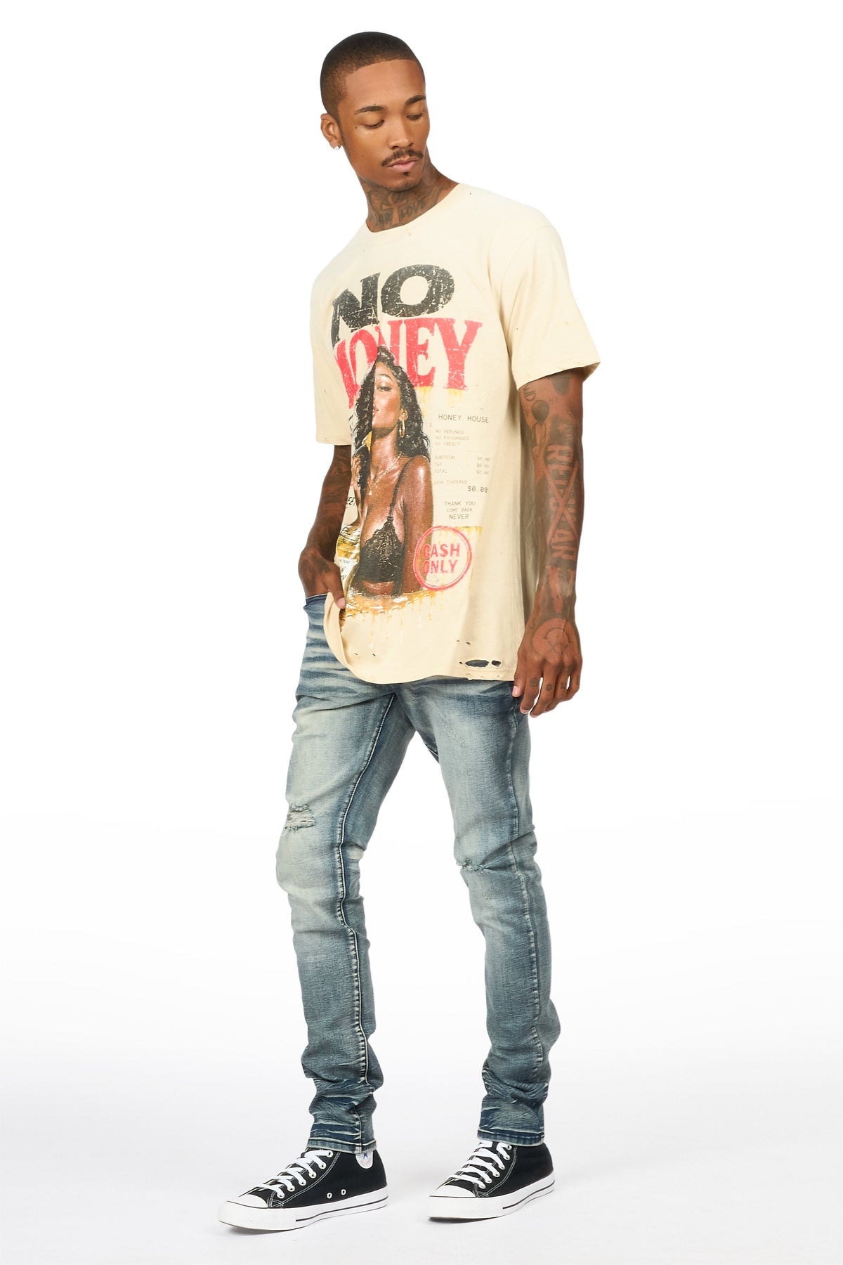 Macker Dark Blue Slim Fit Jean