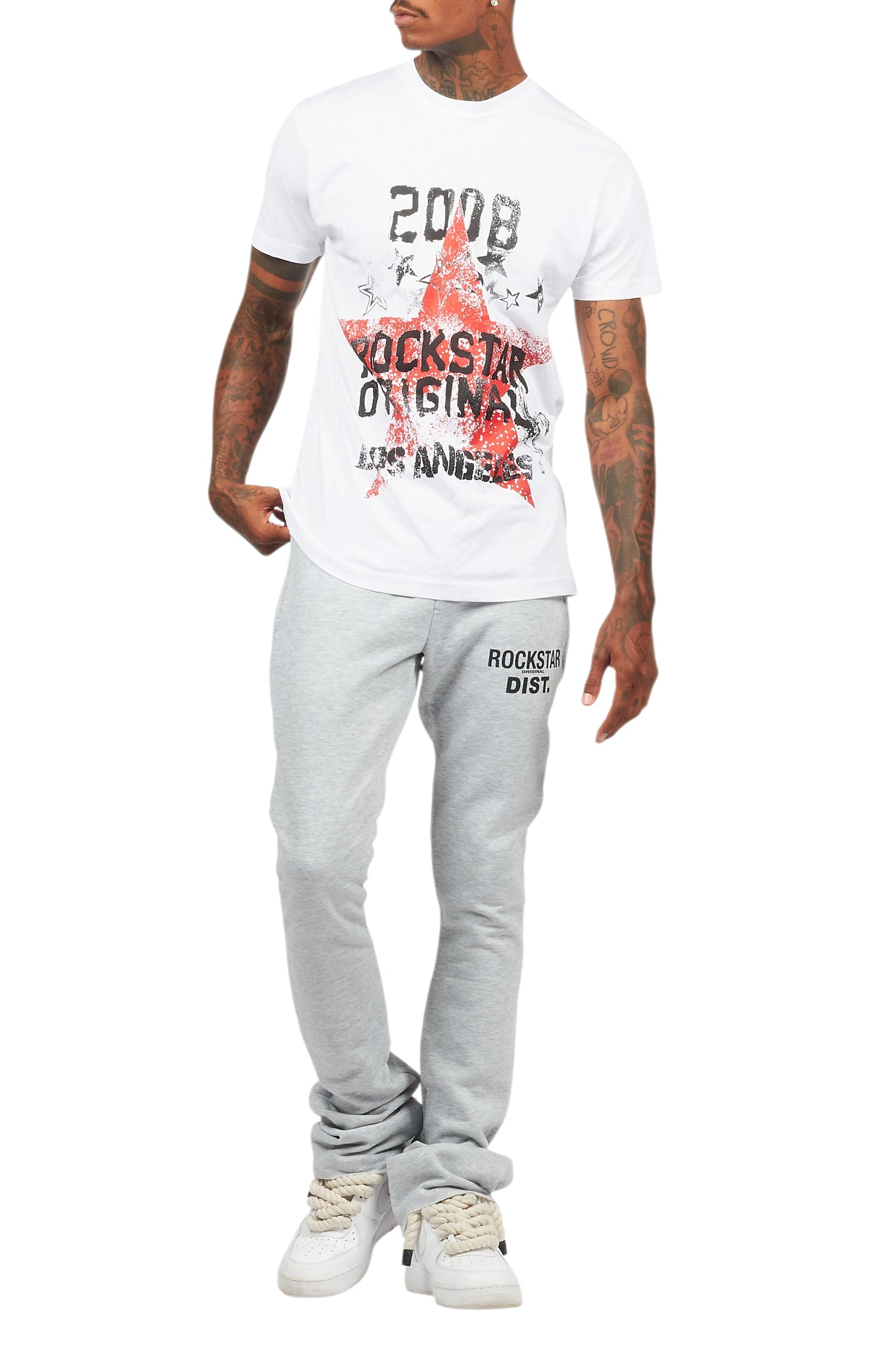 Kyrin White Graphic T-Shirt