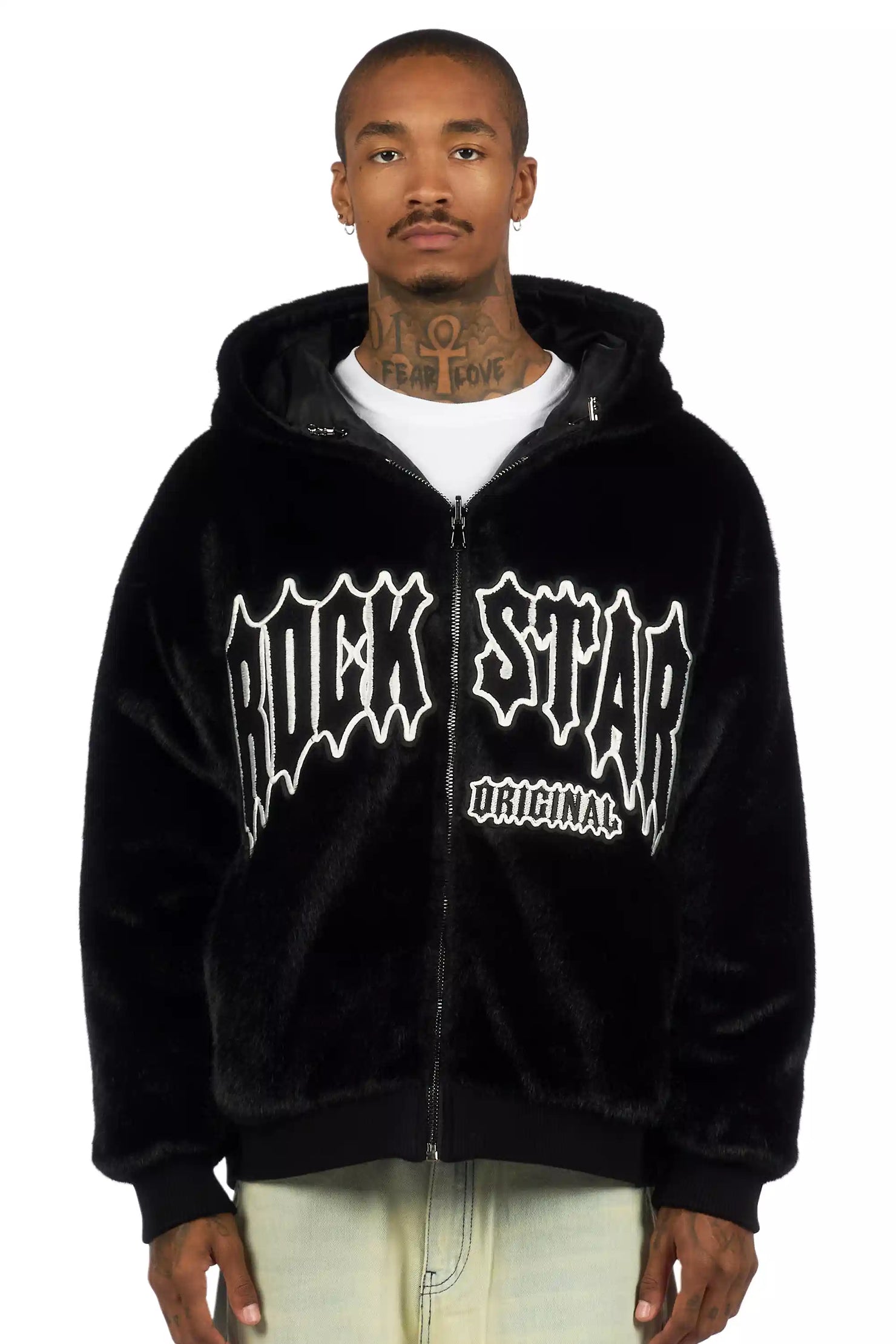 Iceevil Black Fur Jacket