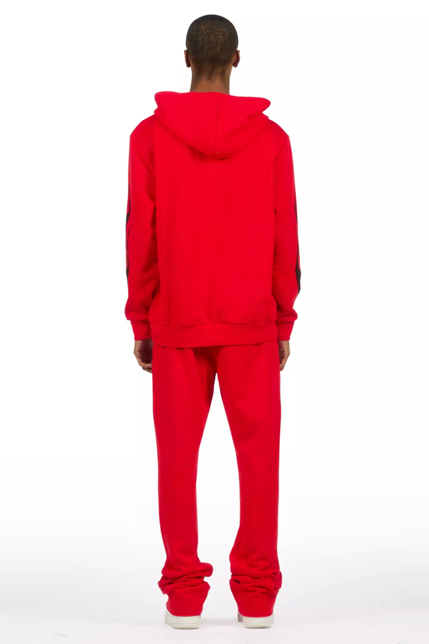 Rylok Red/Black Hoodie Stacked Track Set