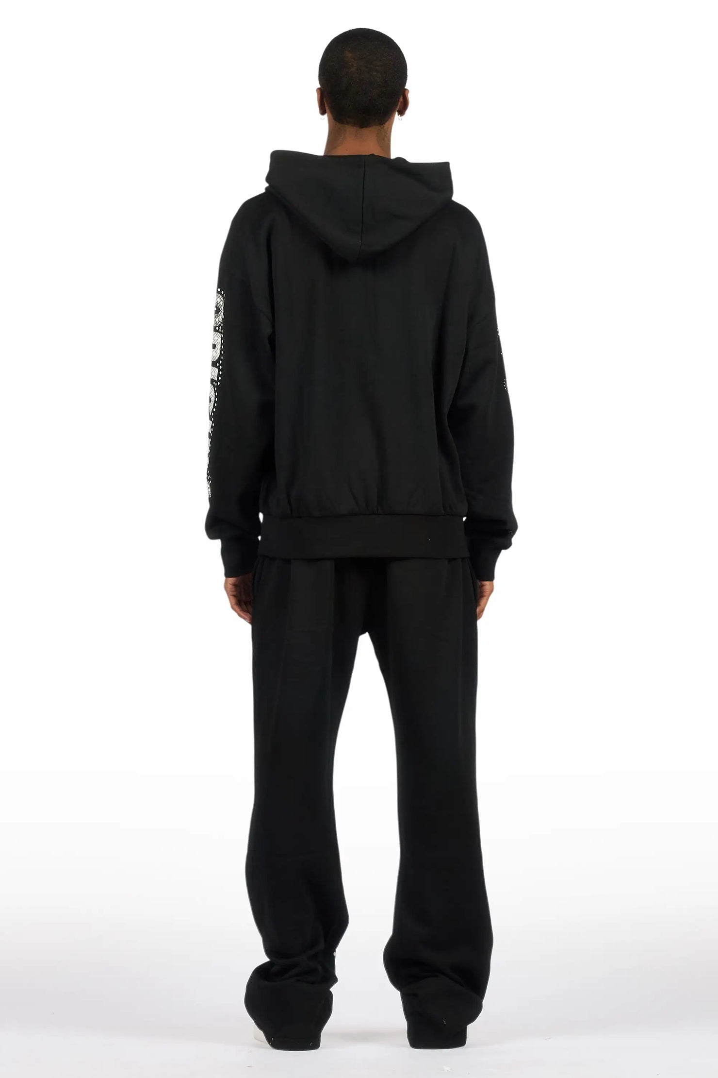 Krome Black Hoodie/Baggy Pant Track Set