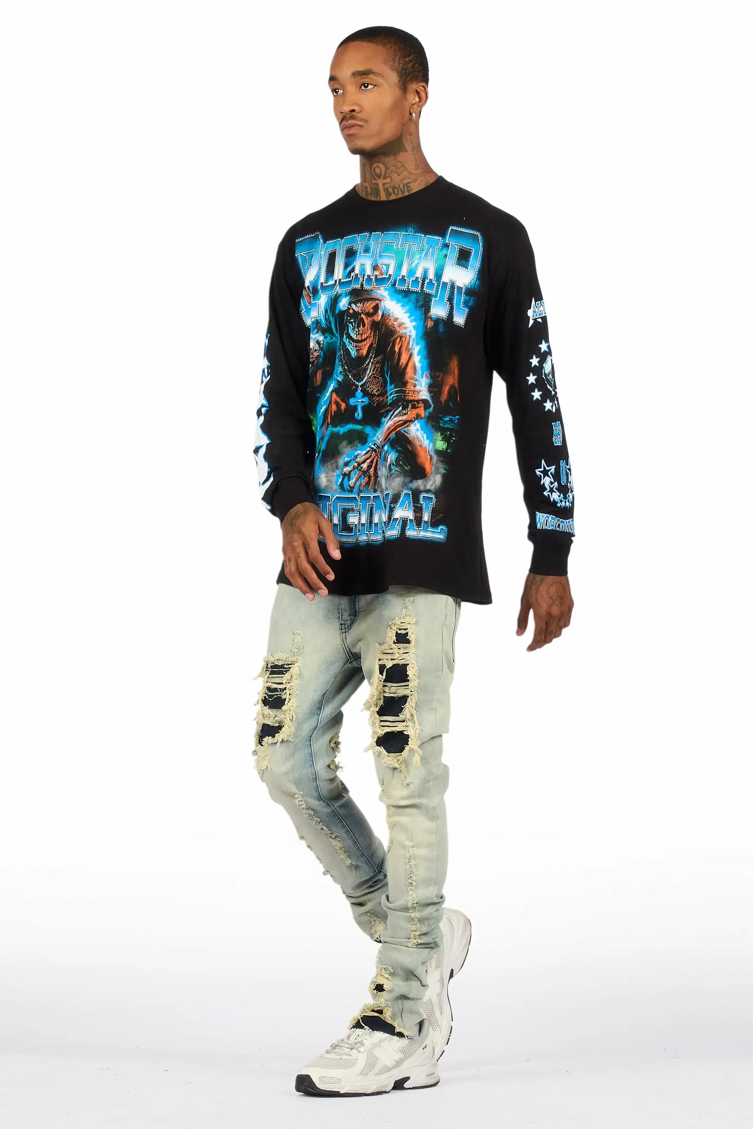 Fateh Light Blue Skinny Fit Jean