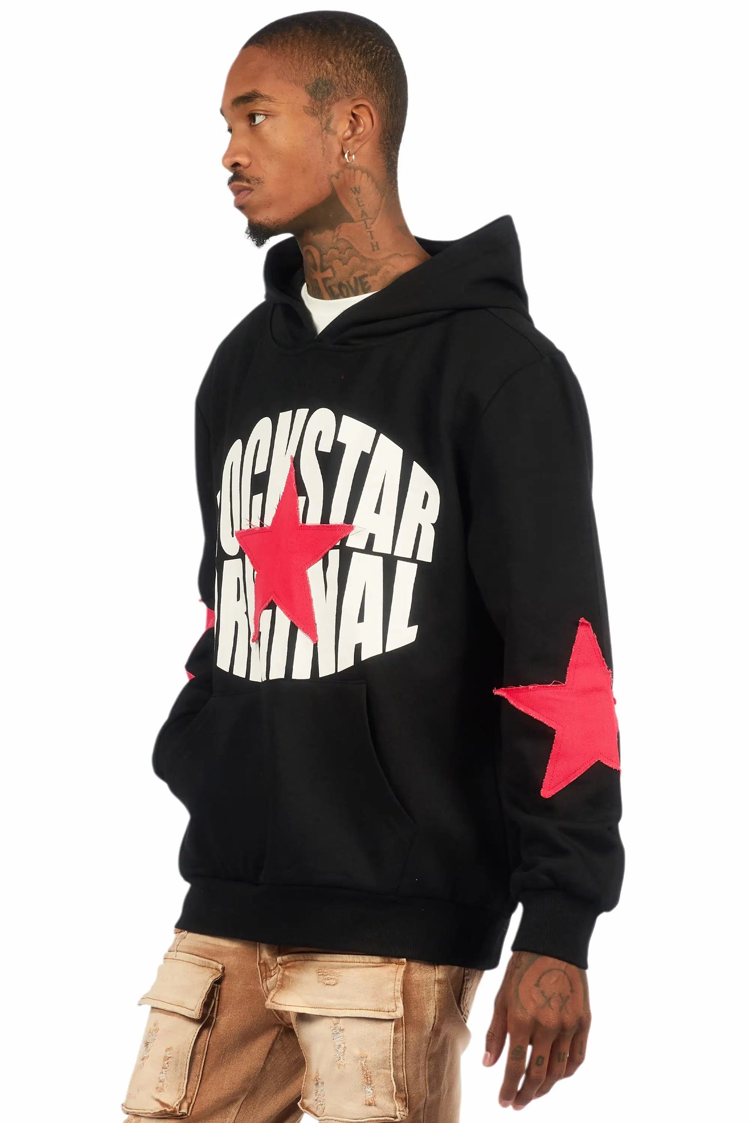 States 2.0 Black Graphic Hoodie
