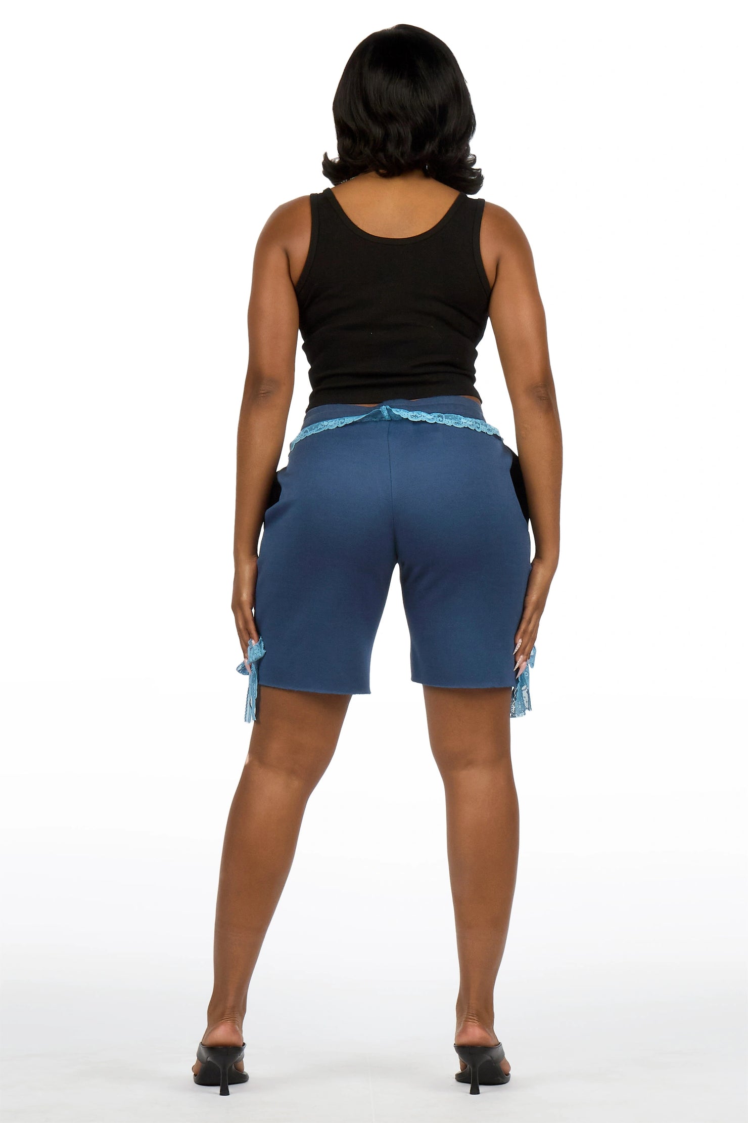 Lala Blue Baggy Short