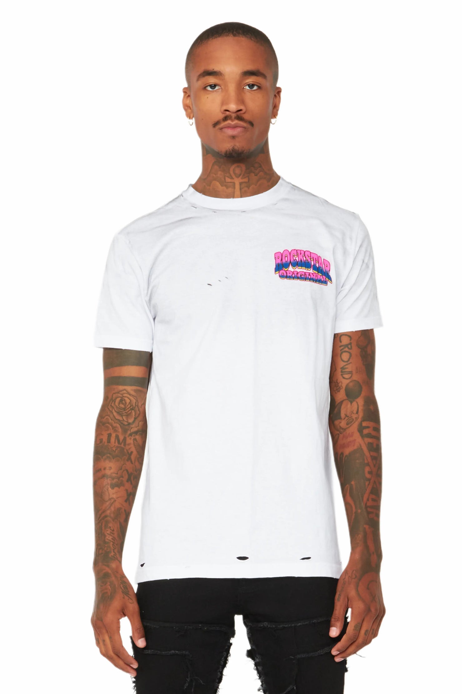 Switchin White Graphic T-Shirt