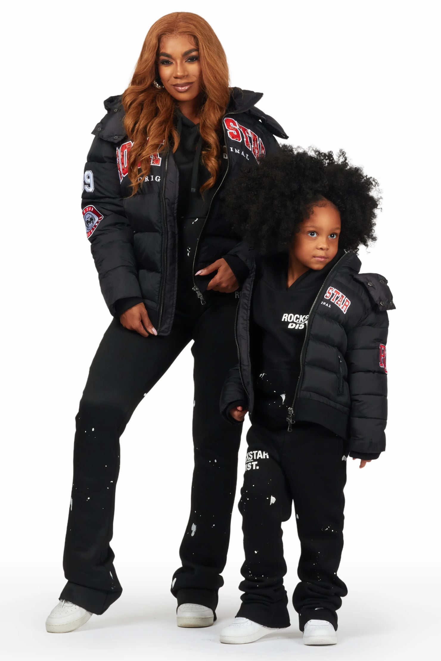 Girls Bronia Black Puffer Jacket
