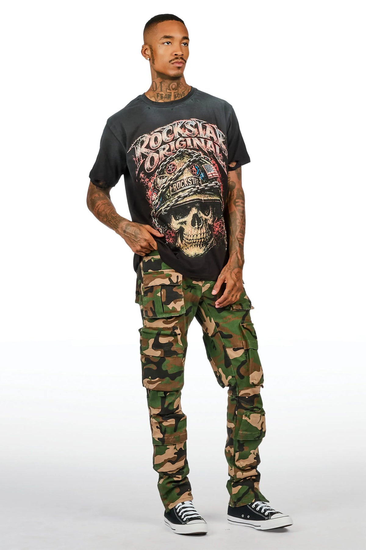 Shepard Camo Cargo Skinny Fit Jean