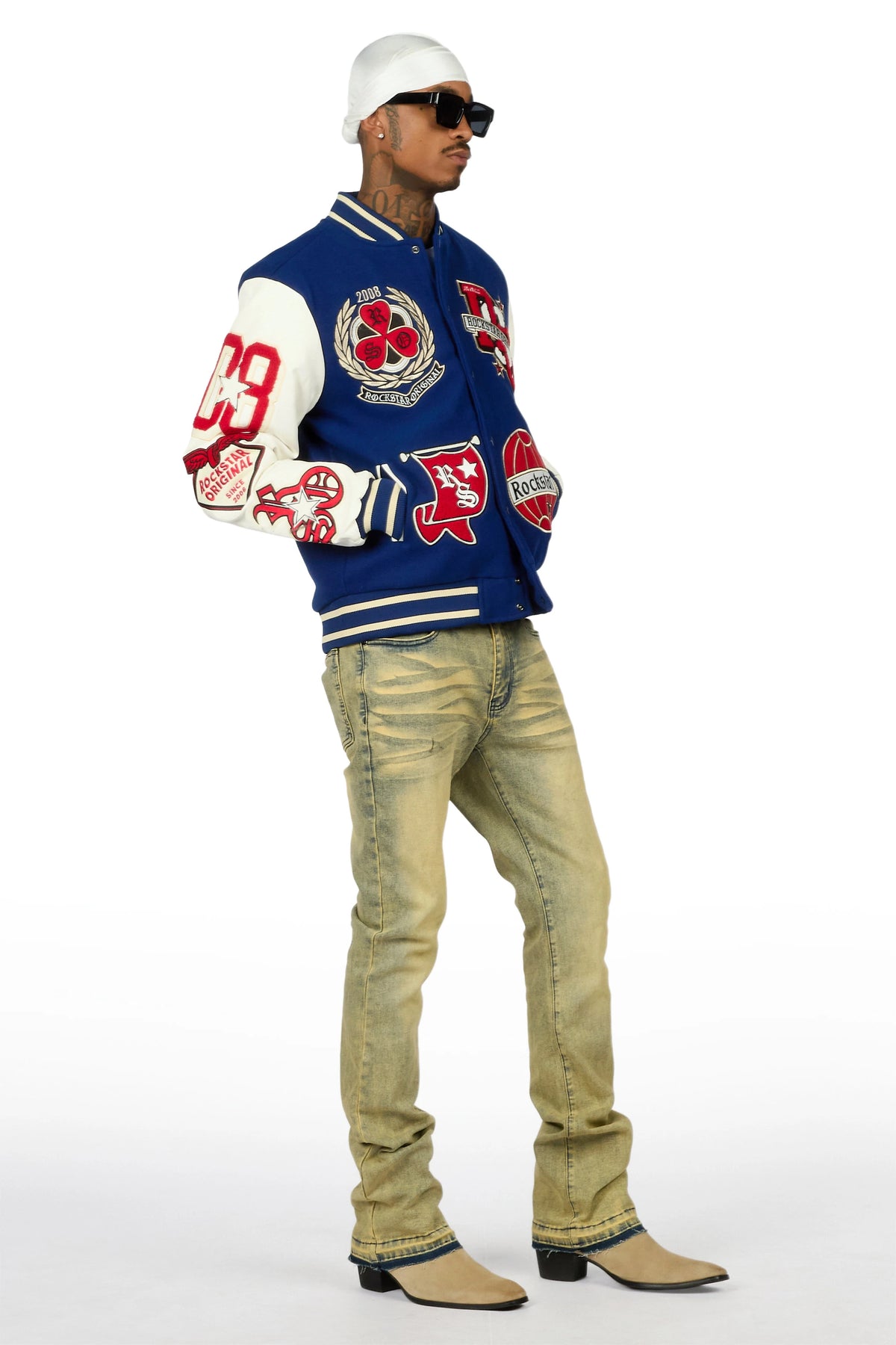 Curley Tint Blue Stacked Jean