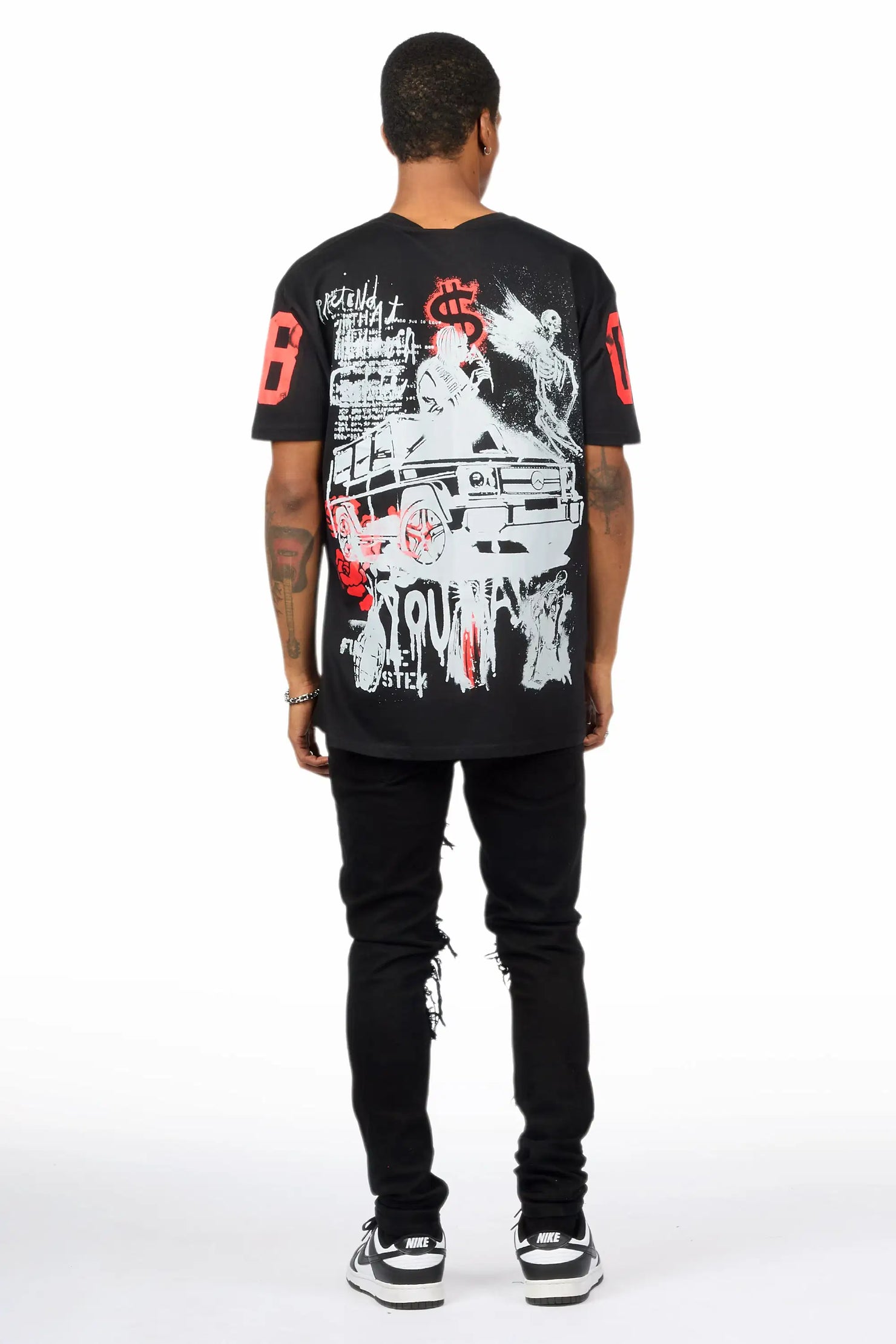 Eryl Black Slim Fit Jean