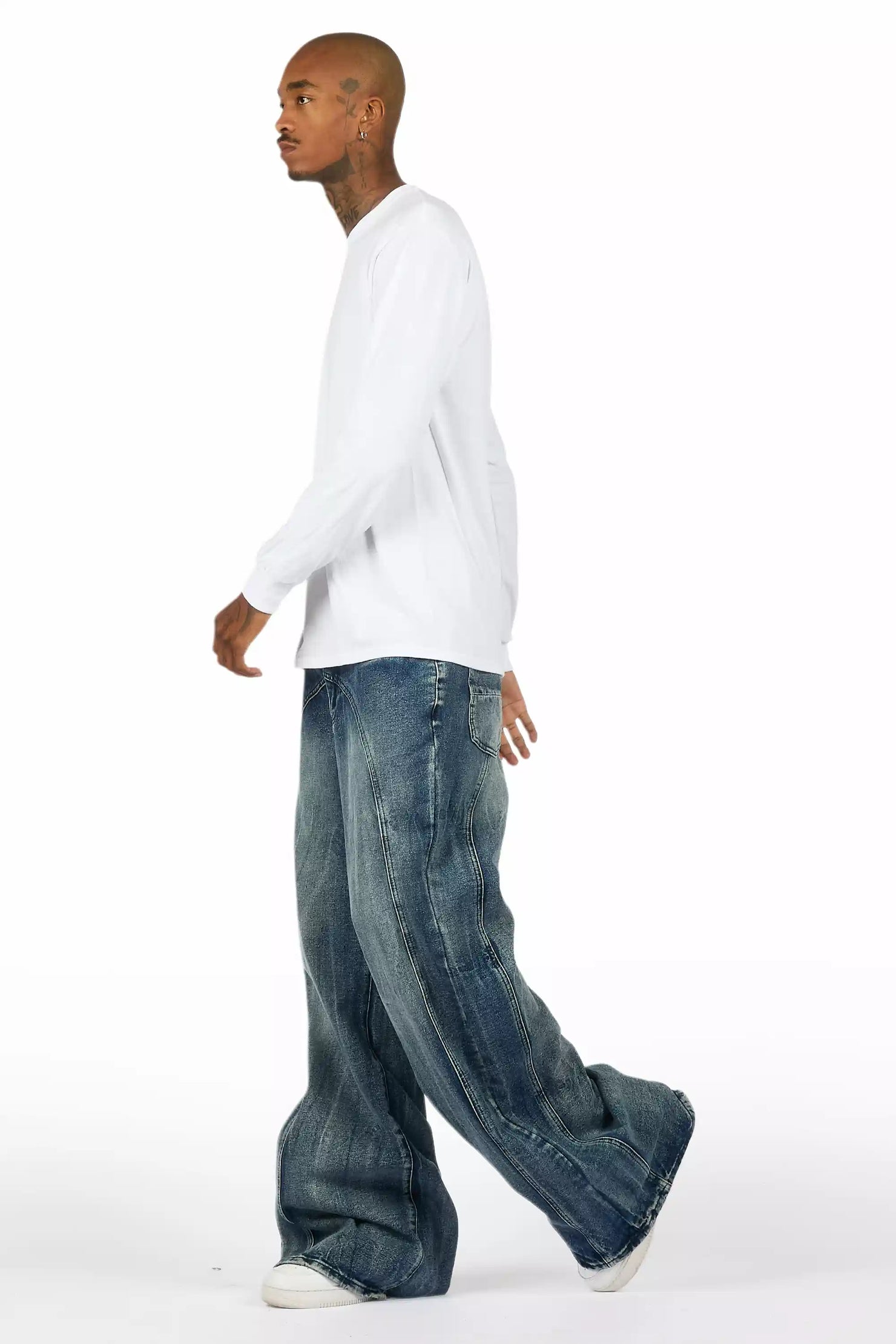 Ballen Blue Baggy Jeans