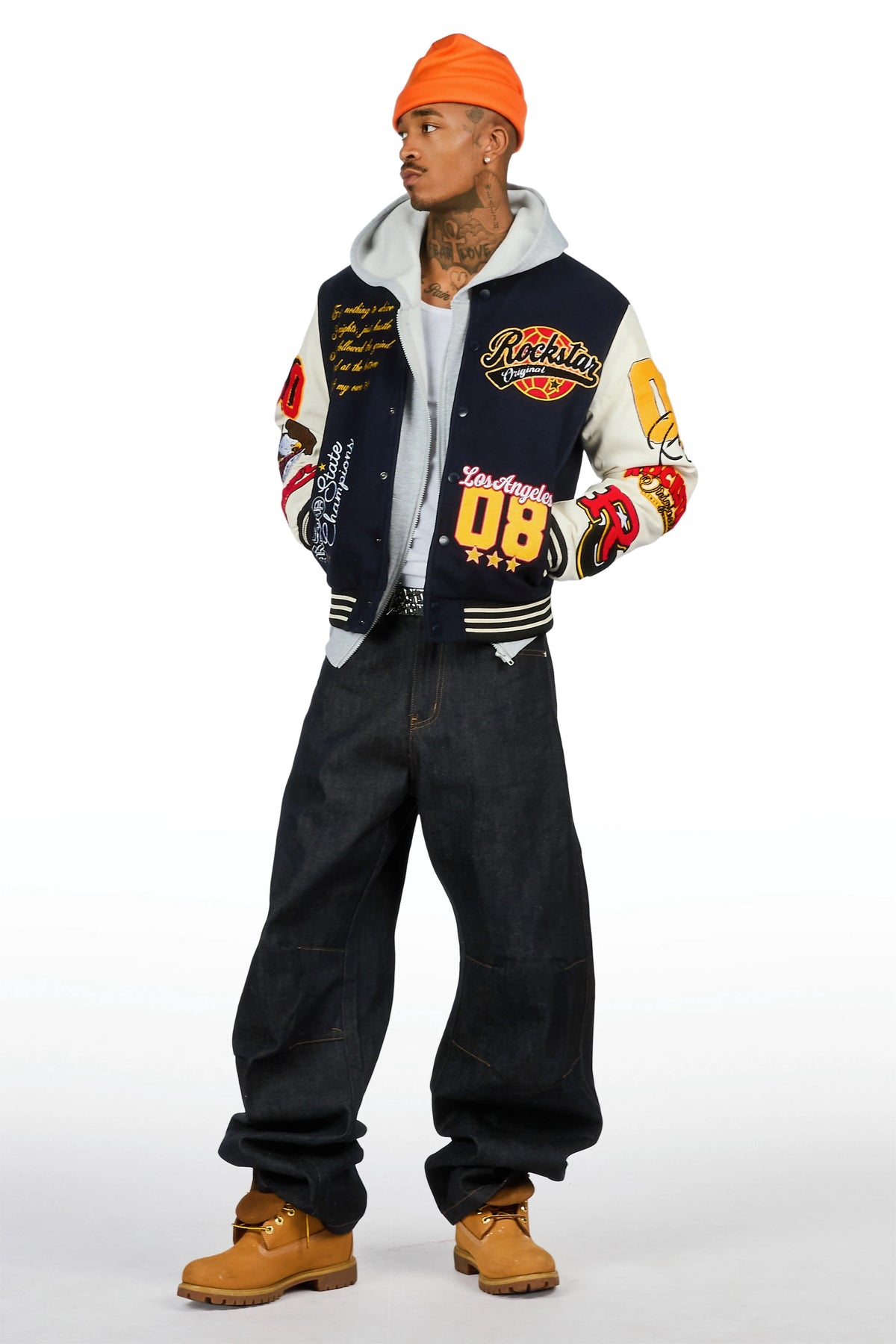 Fame Raw Blue Barrel Fit Jean
