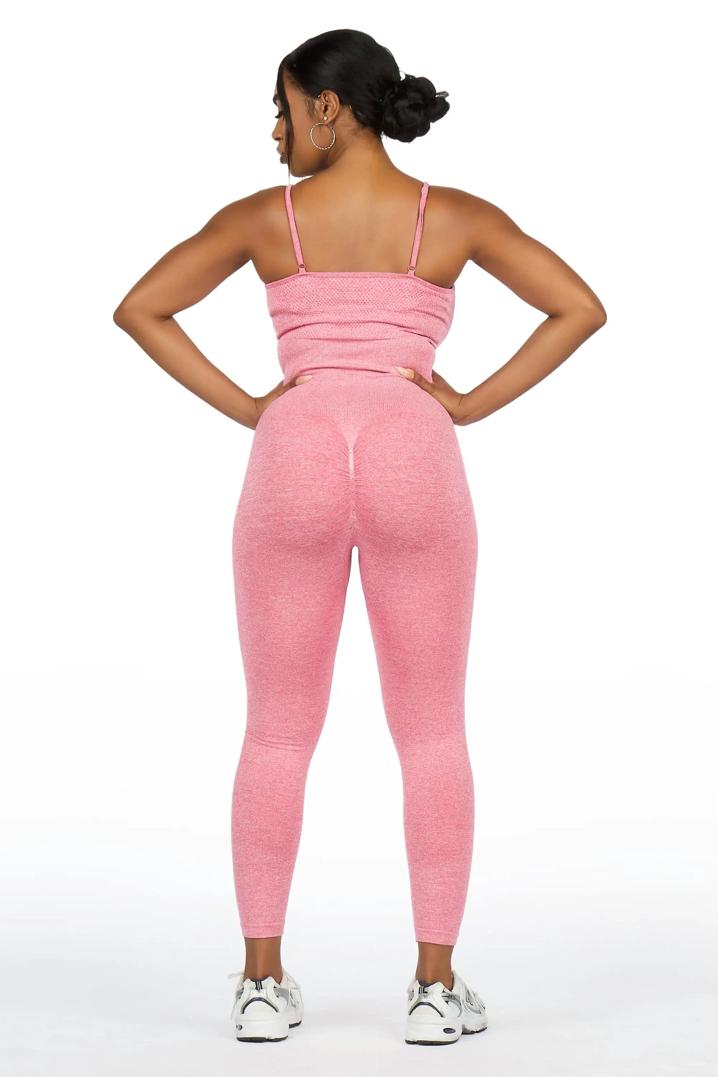 Lashona Pink Active Tank Jumpsuit