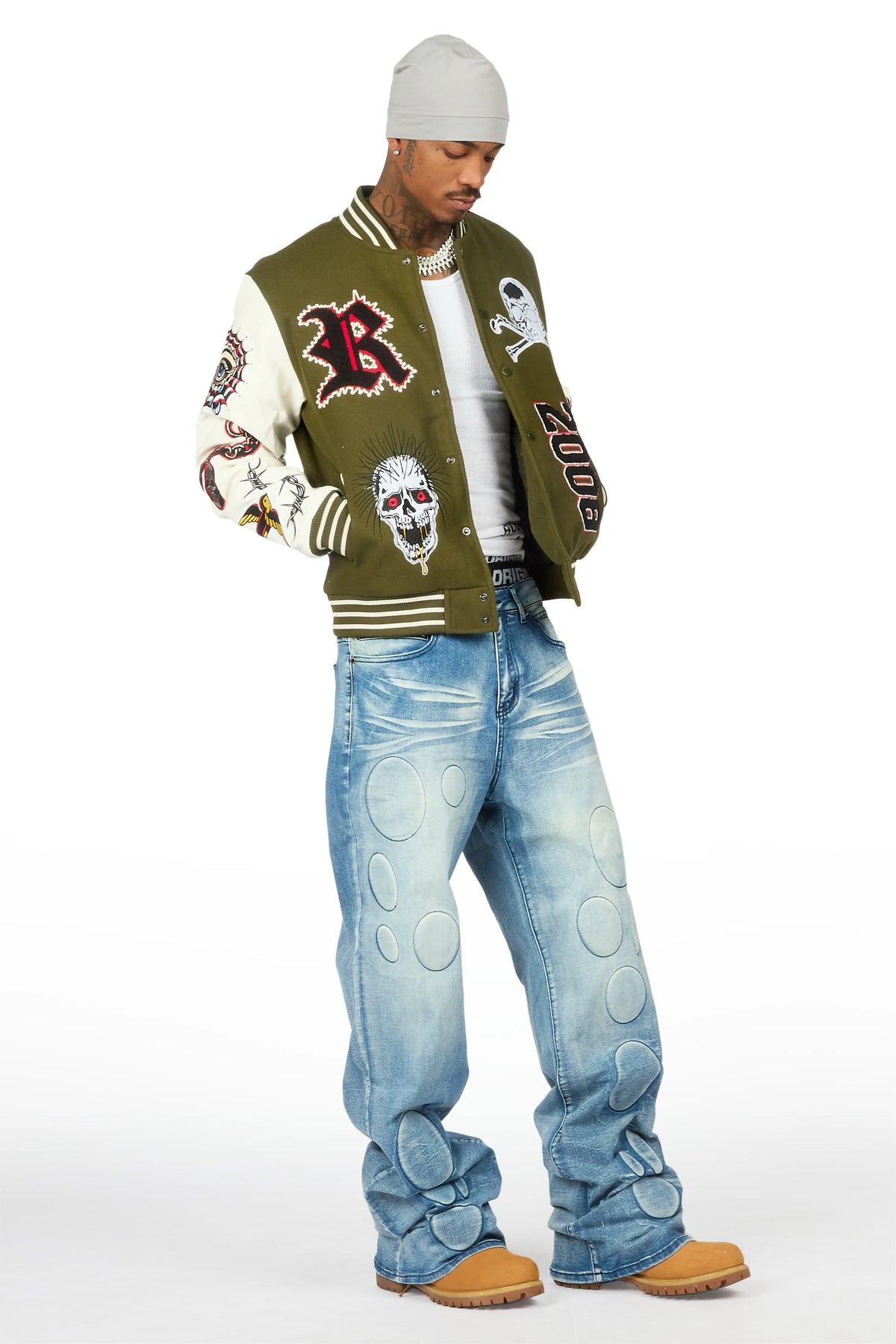 Ovol Blue Baggy Fit Jean