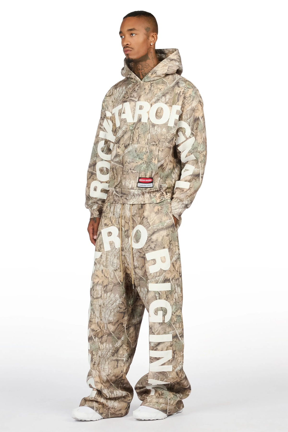 Kirin Tree Camo Hoodie/Baggy Pant Track Set