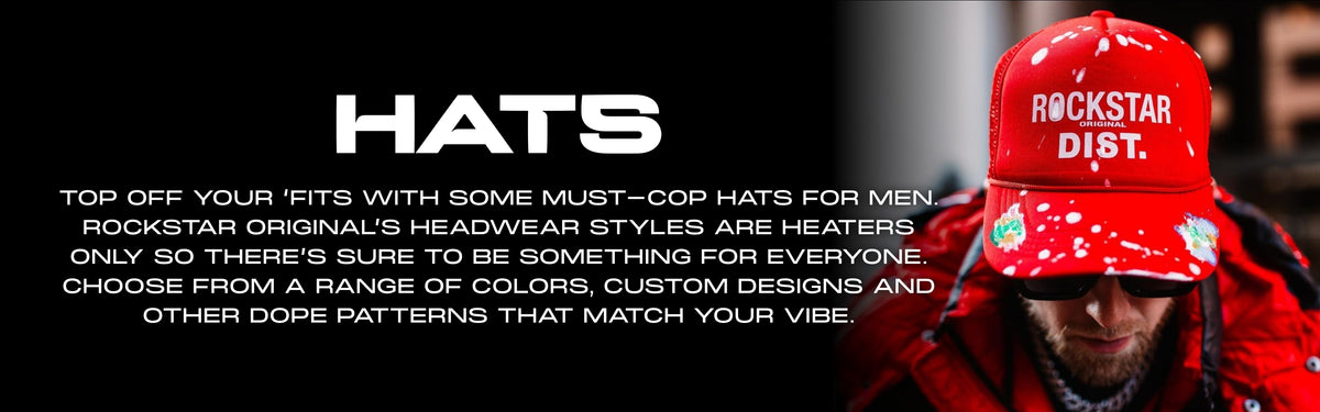 Shop Designer Urban Streetwear Hats for Men– Rockstar Original