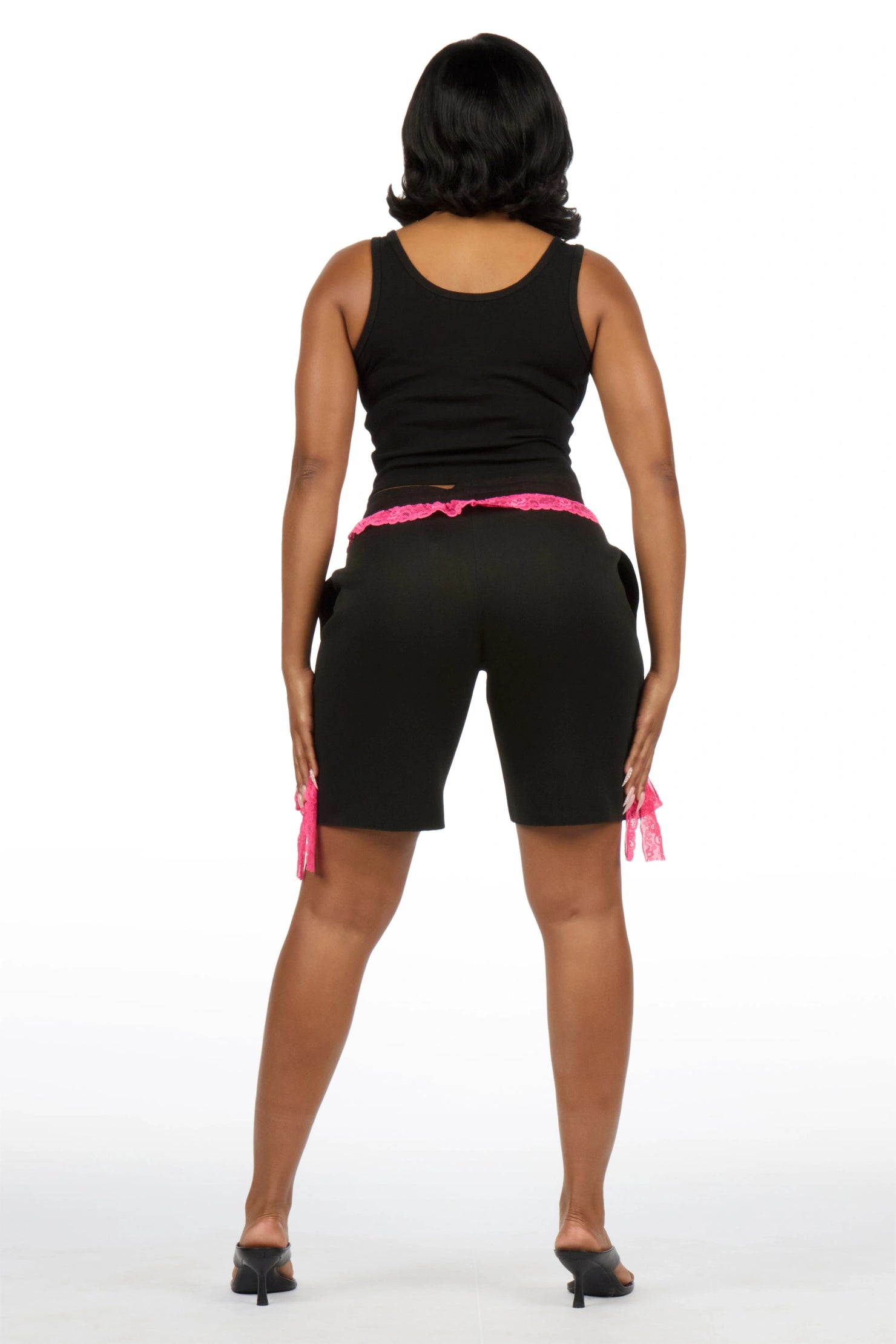 Lala Black Baggy Short