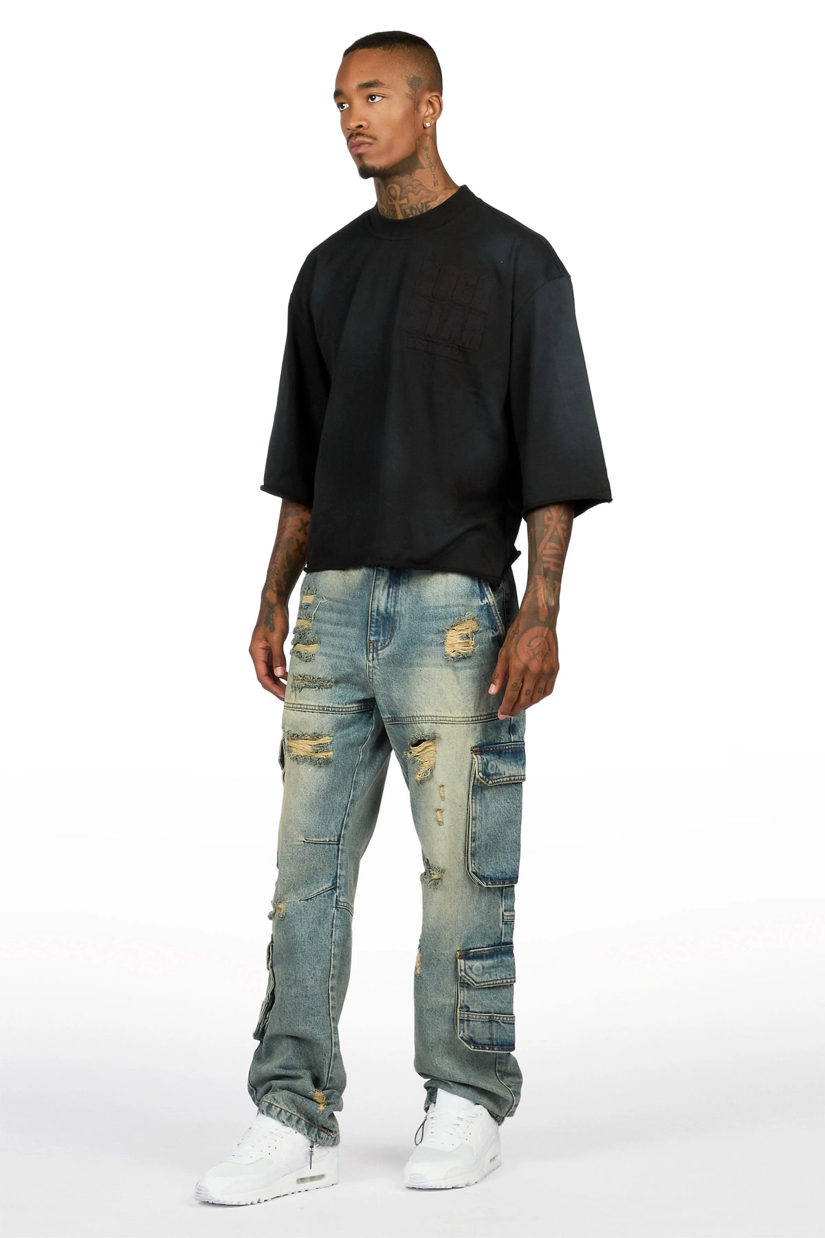 Sylvie Blue Straight Fit Jean