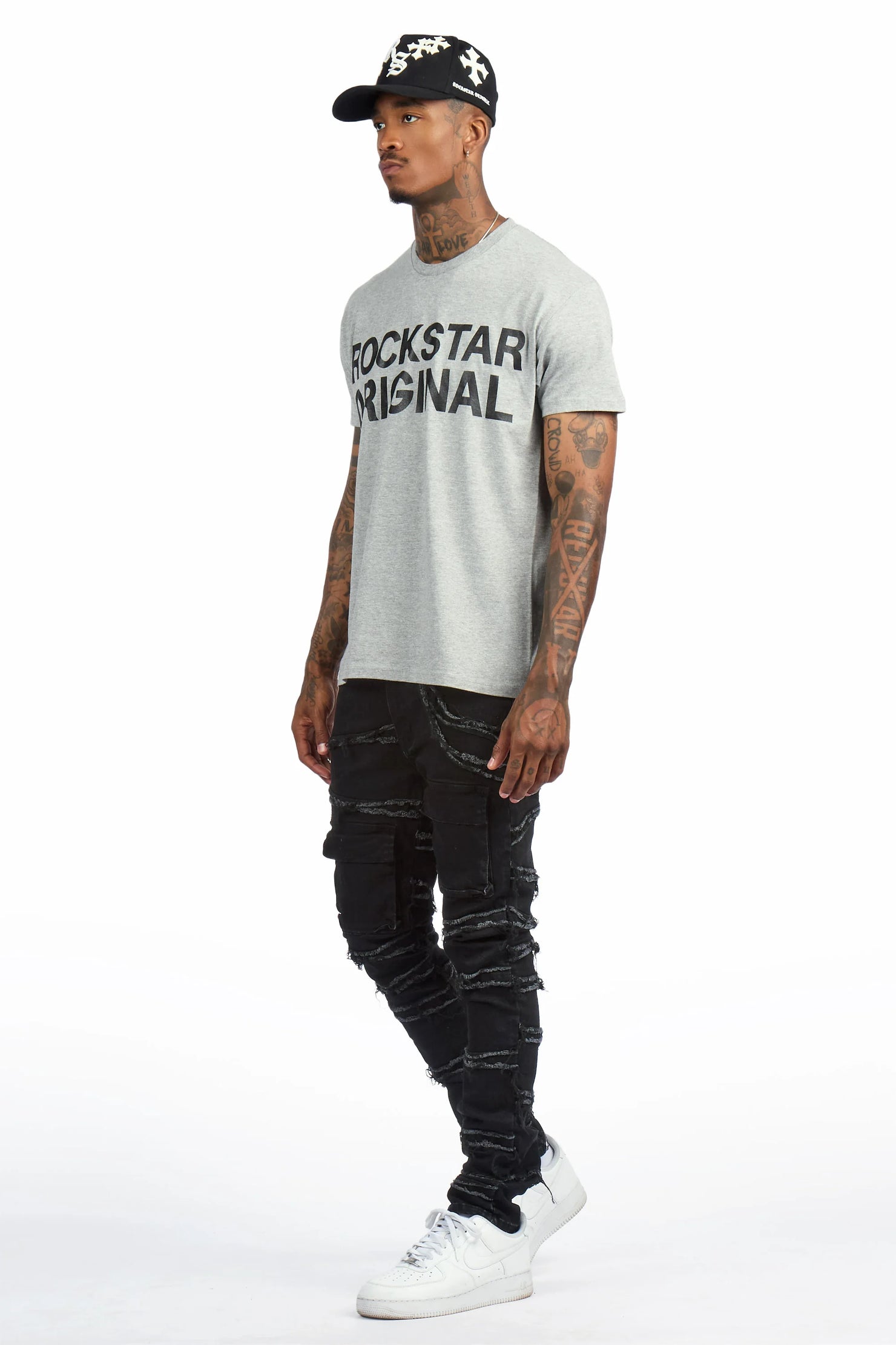 Vasco Black Skinny Fit Jean