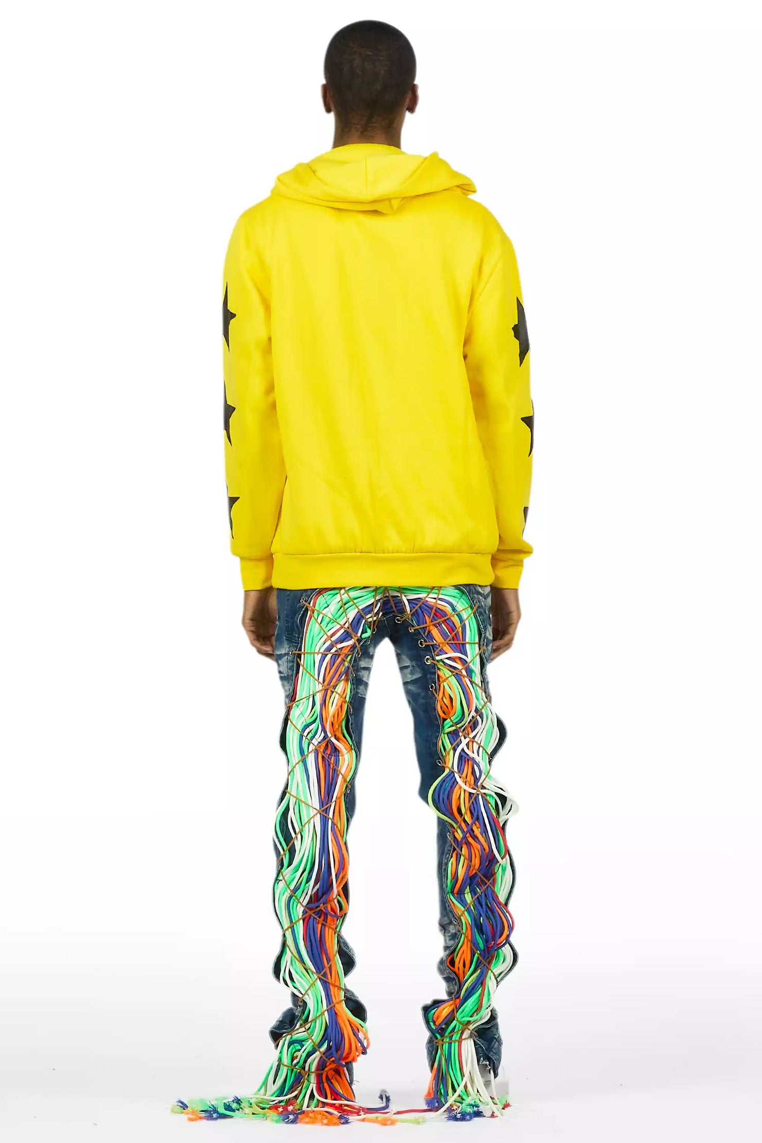 Otto Blue Wash Stacked Flare Jean